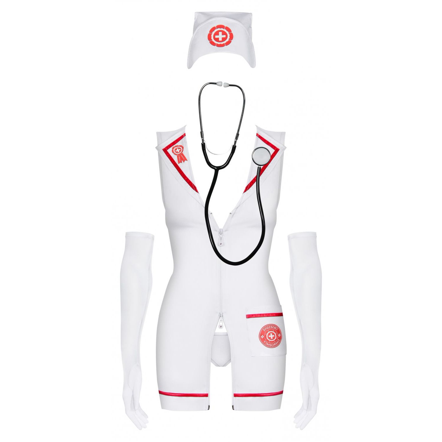 Costum Obsessive Emergency Dress Cu Stetoscop