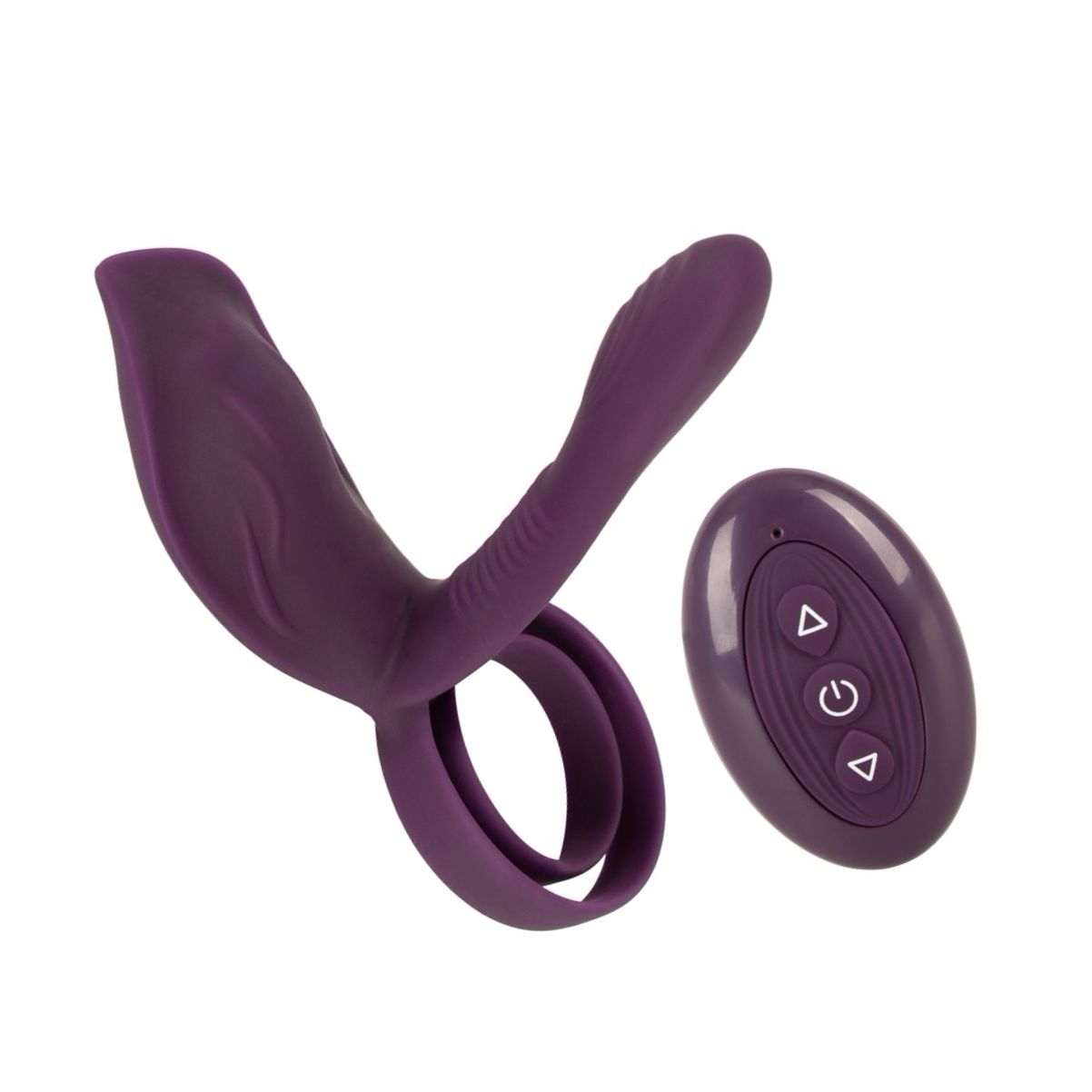 Couples Choice – Inel Vibrant 10 Moduri, Reîncărcabil Mov