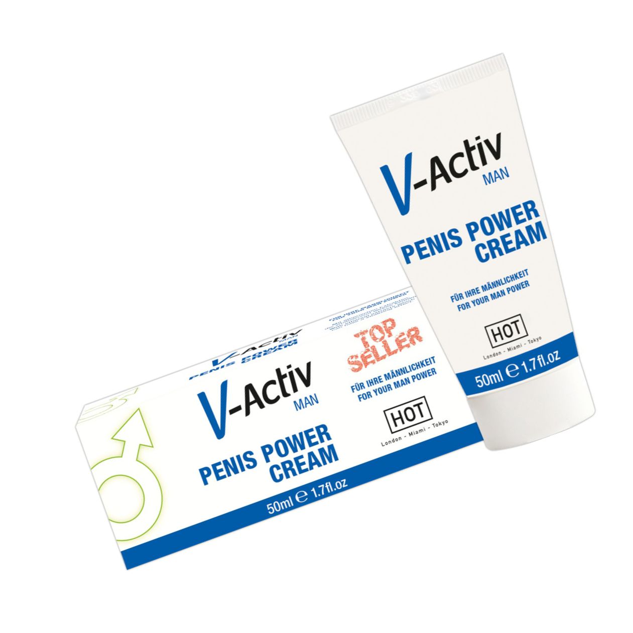 Erectie Prelungita Crema V-Activ Penis Power