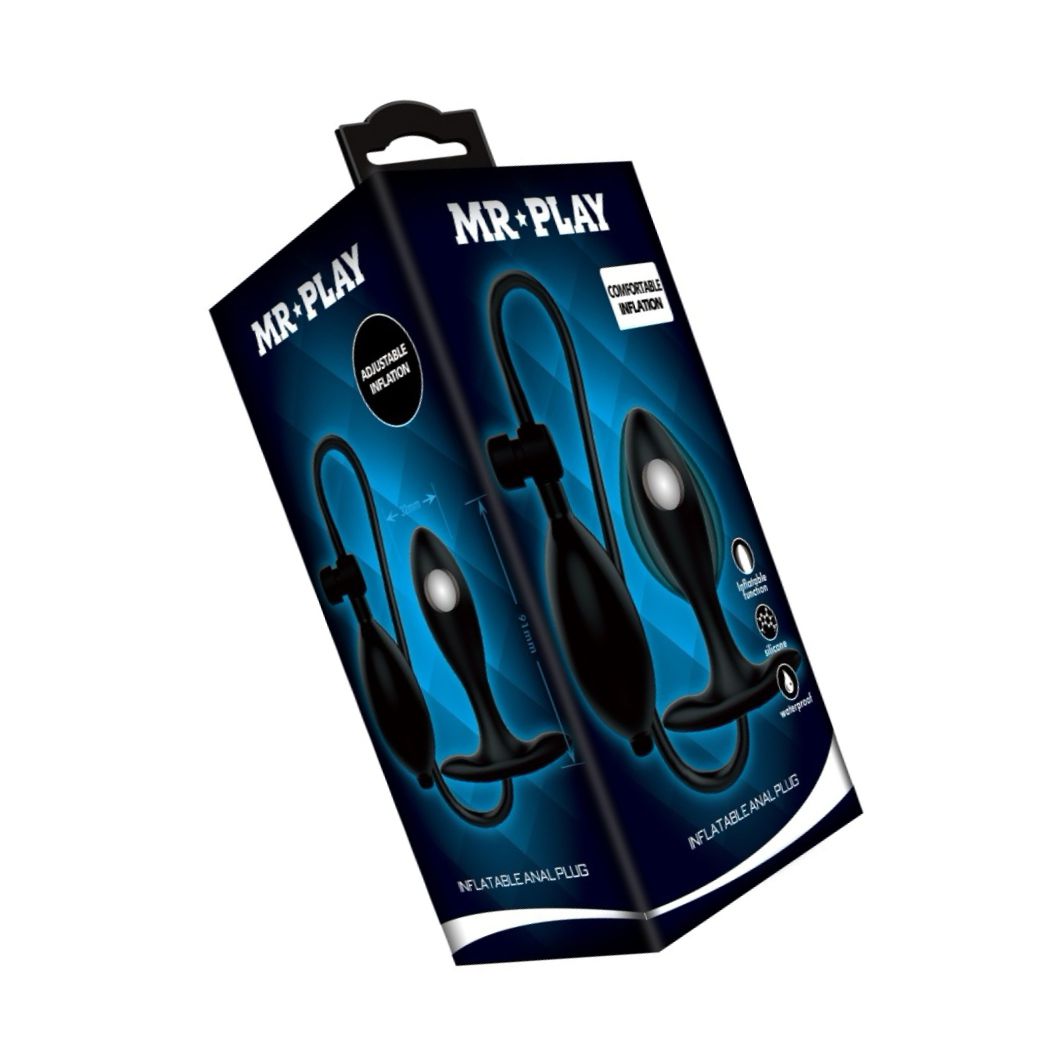 Debra Plug Anal Inflabil Reglabil cu Supapă De siguranță