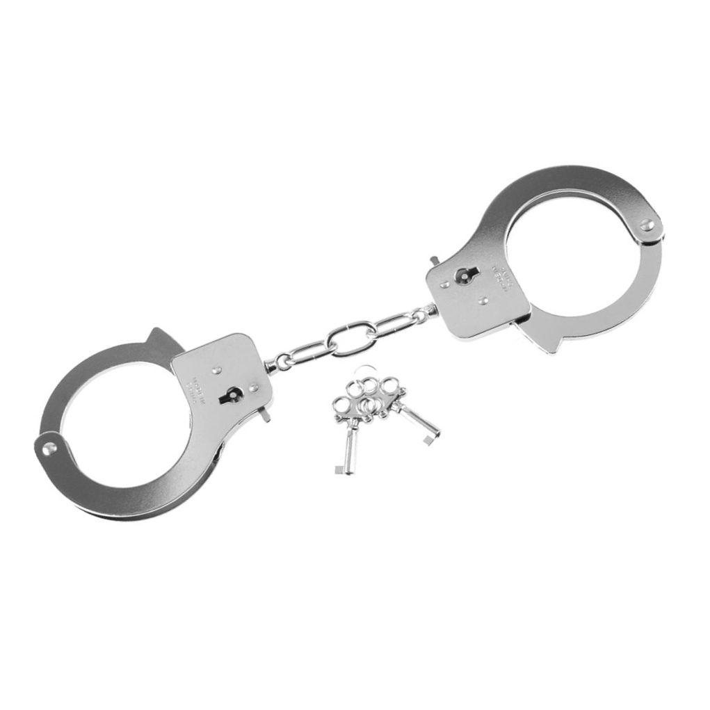 Designer Metal Handcuffs Argintiu