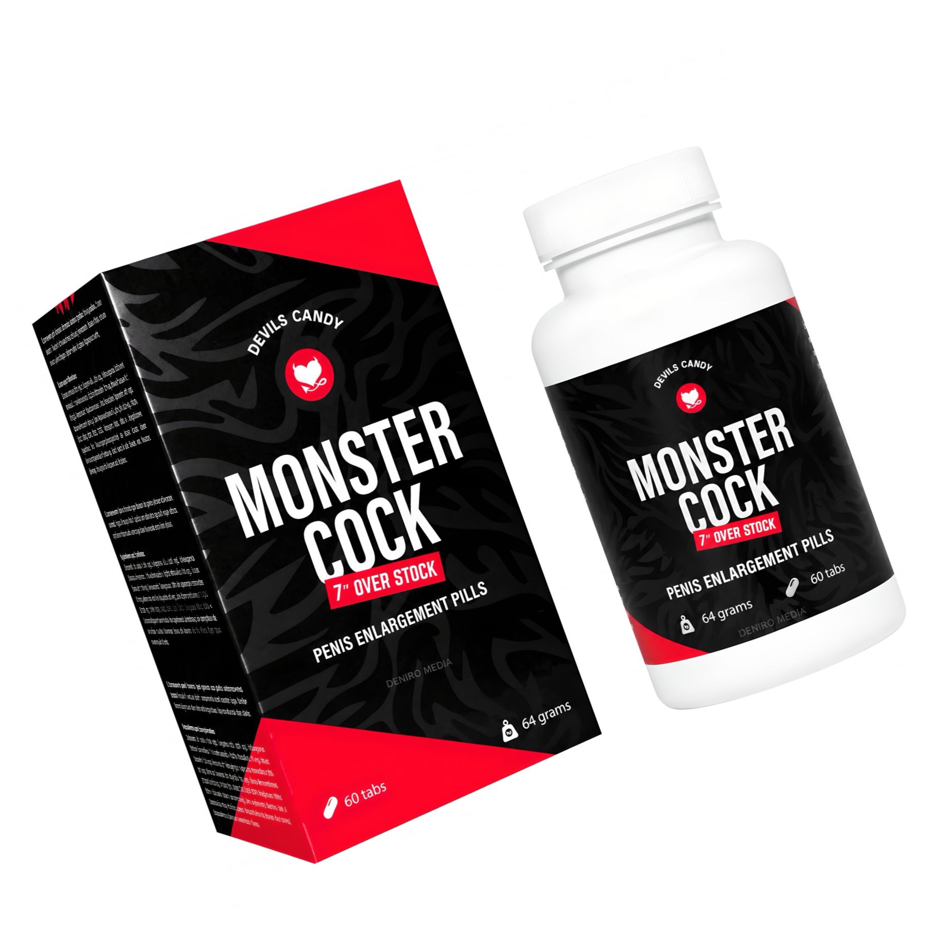 Devils Candy Monster Penis — 60 Capsule, Supliment Bărbați