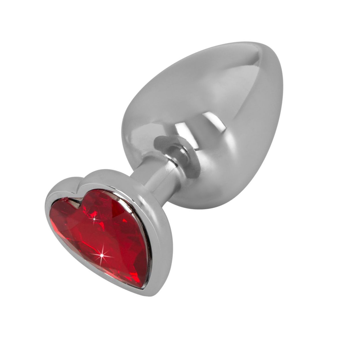 Diamond Anal Plug Large Argintiu