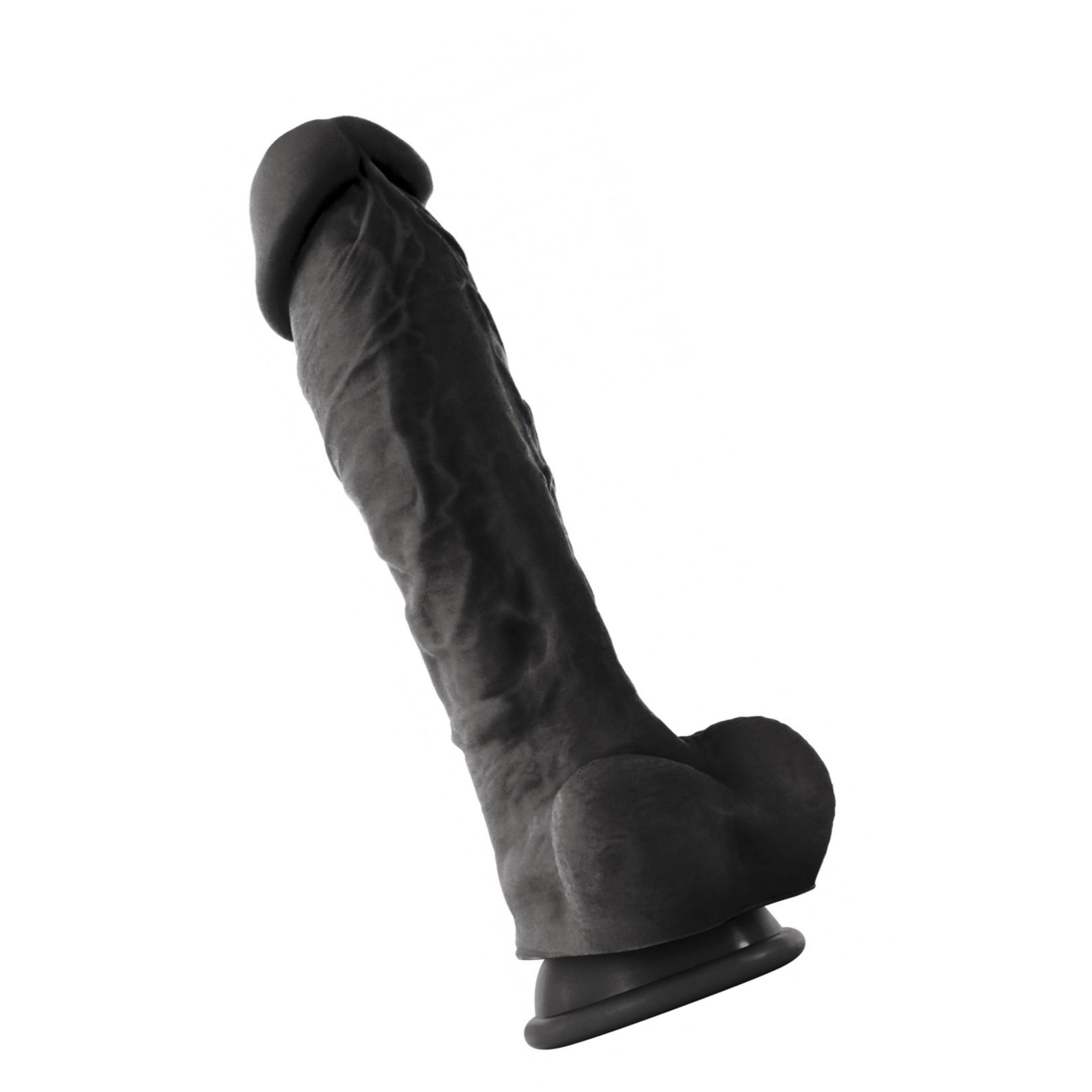 Dildo Colour Soft 8 Inch Negru