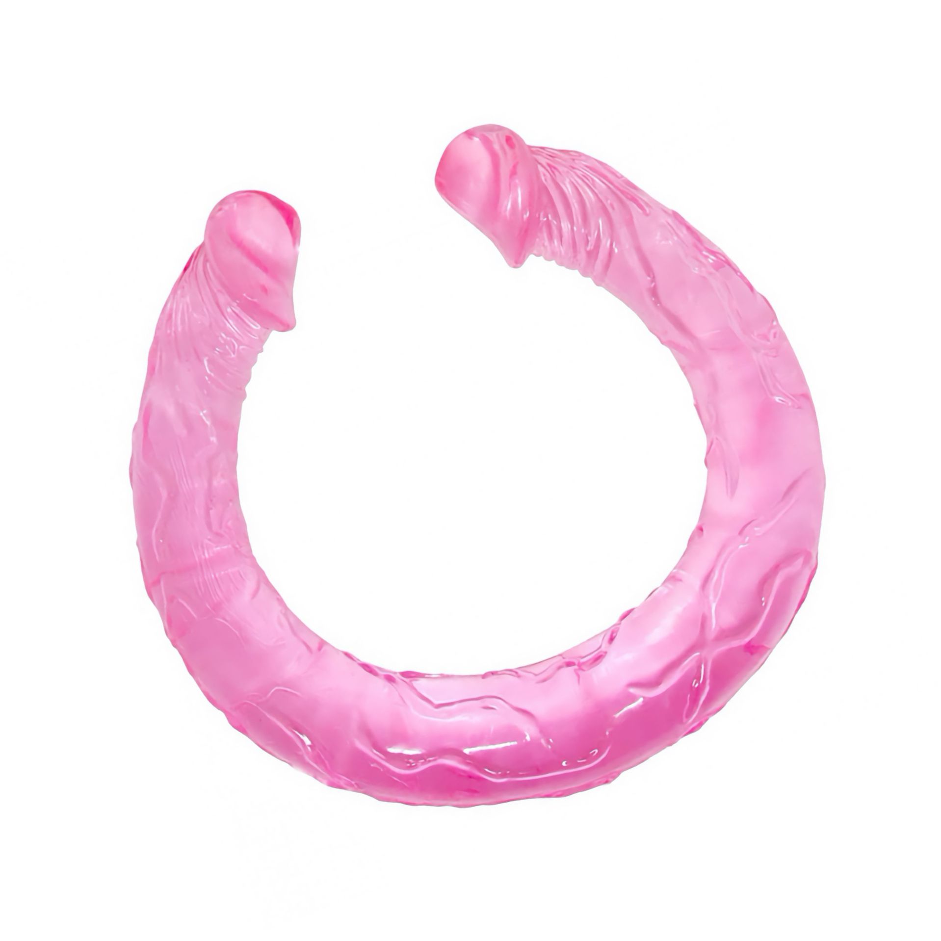 Dildo Dublu Baile Roz