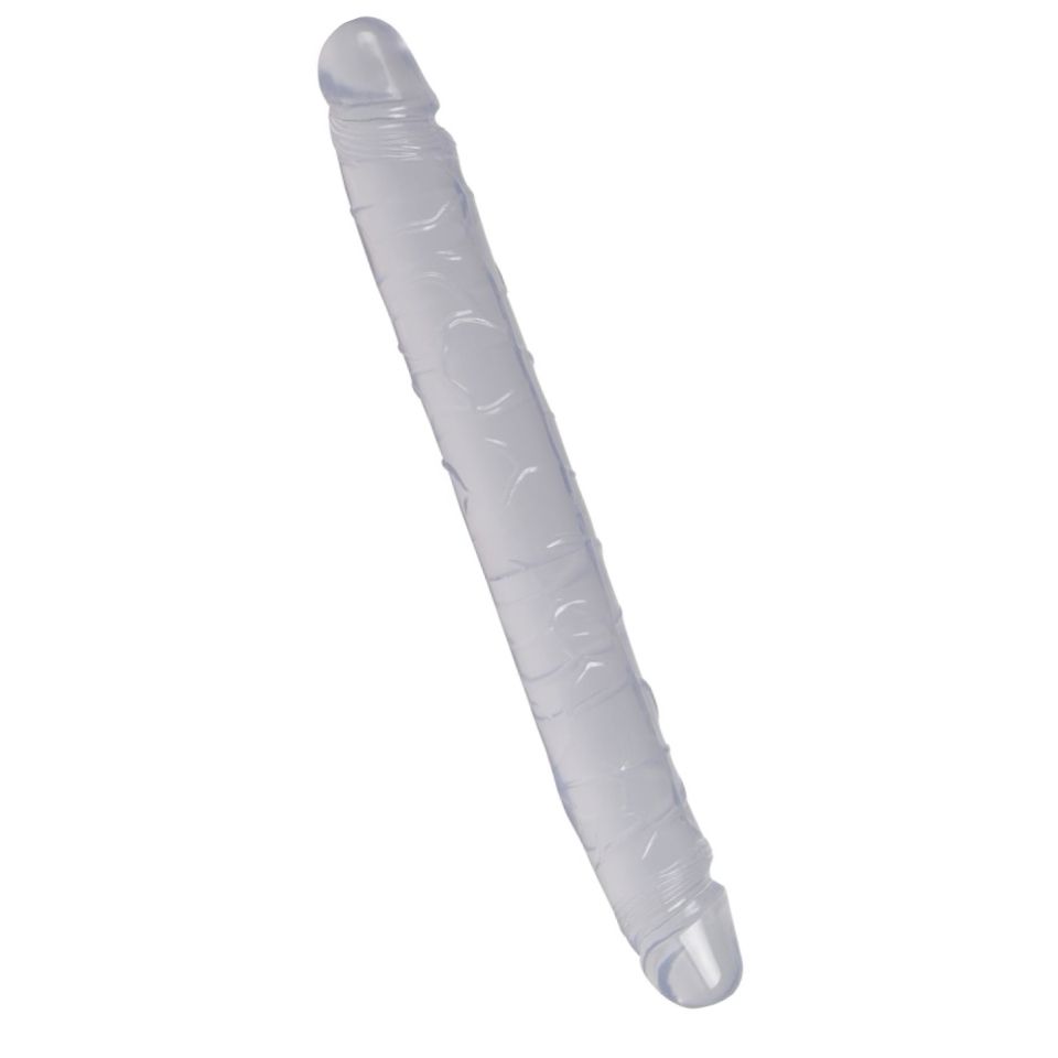 Dildo Dublu Crystal Duo Transparent