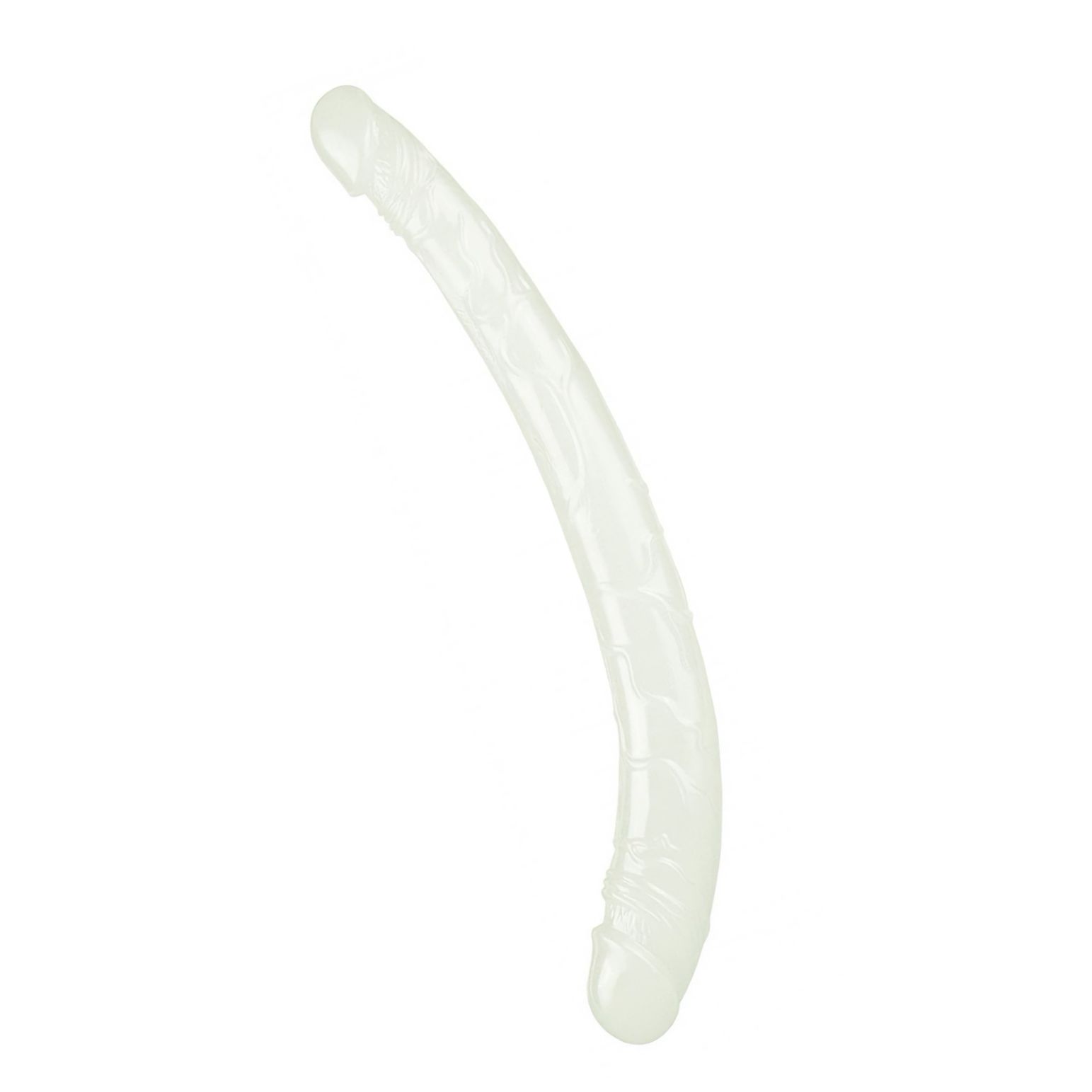 Dildo Dublu Lumino Play Transparent