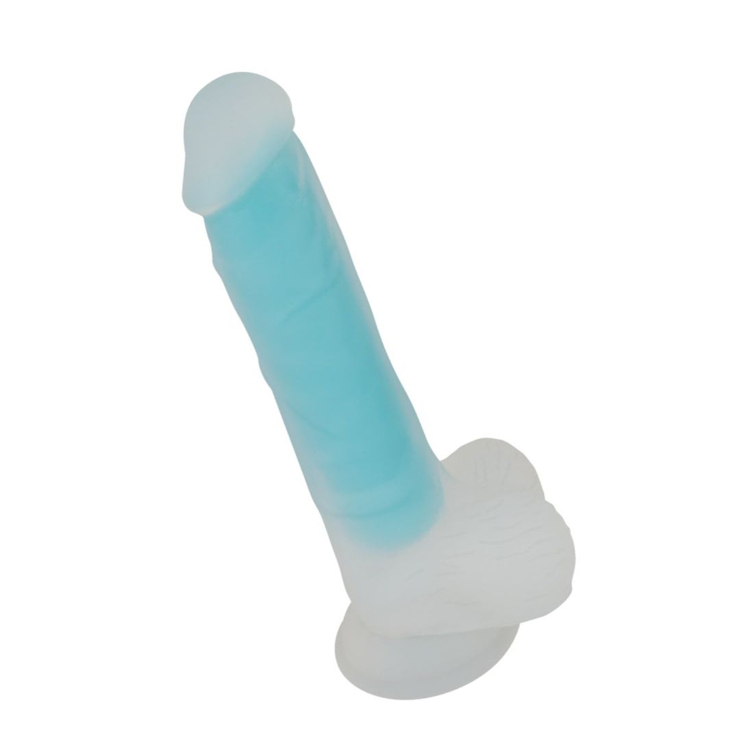 Dildo Glow in the Dark Transparent