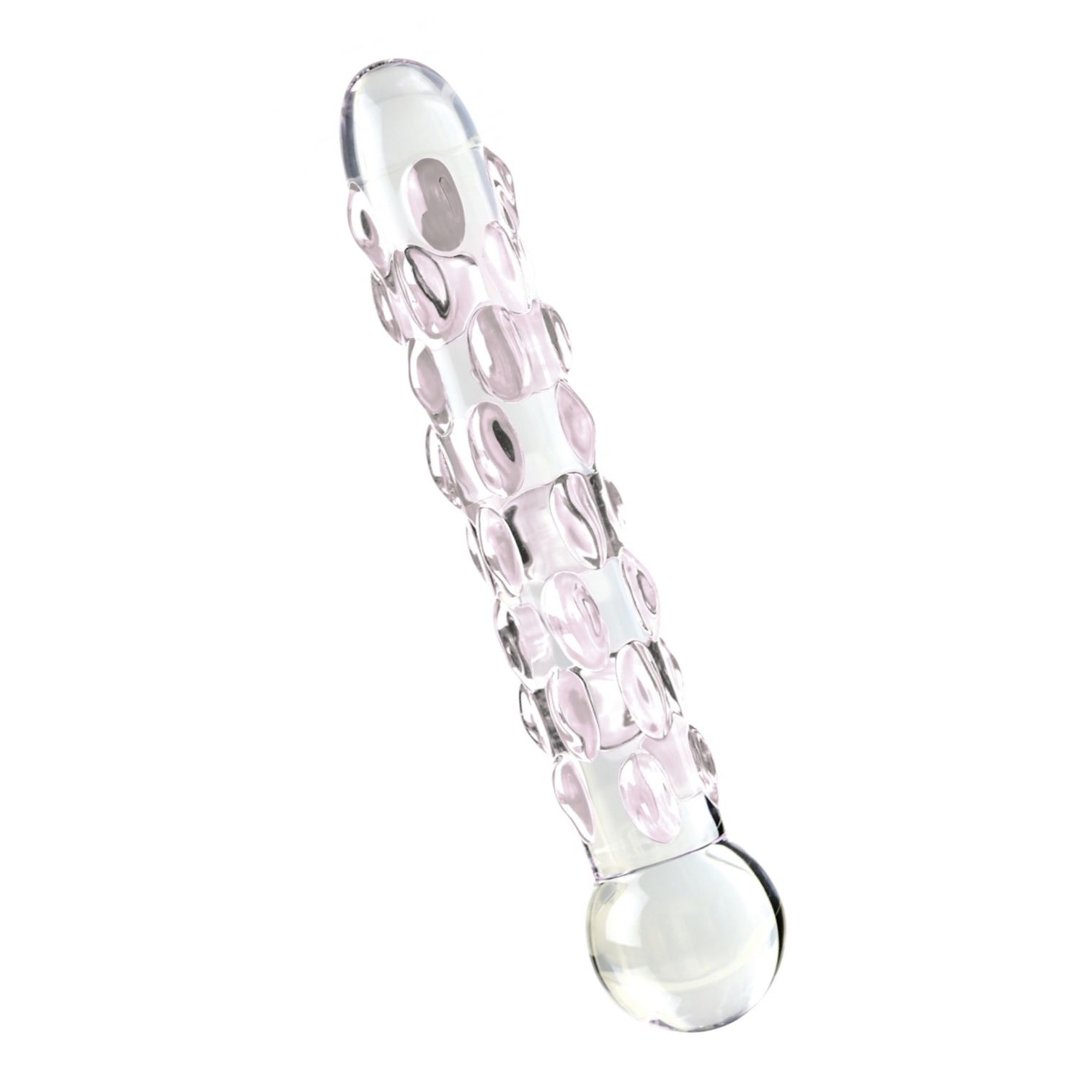 Dildo Icicles Hand Blown Glass 17.8cm Transparent