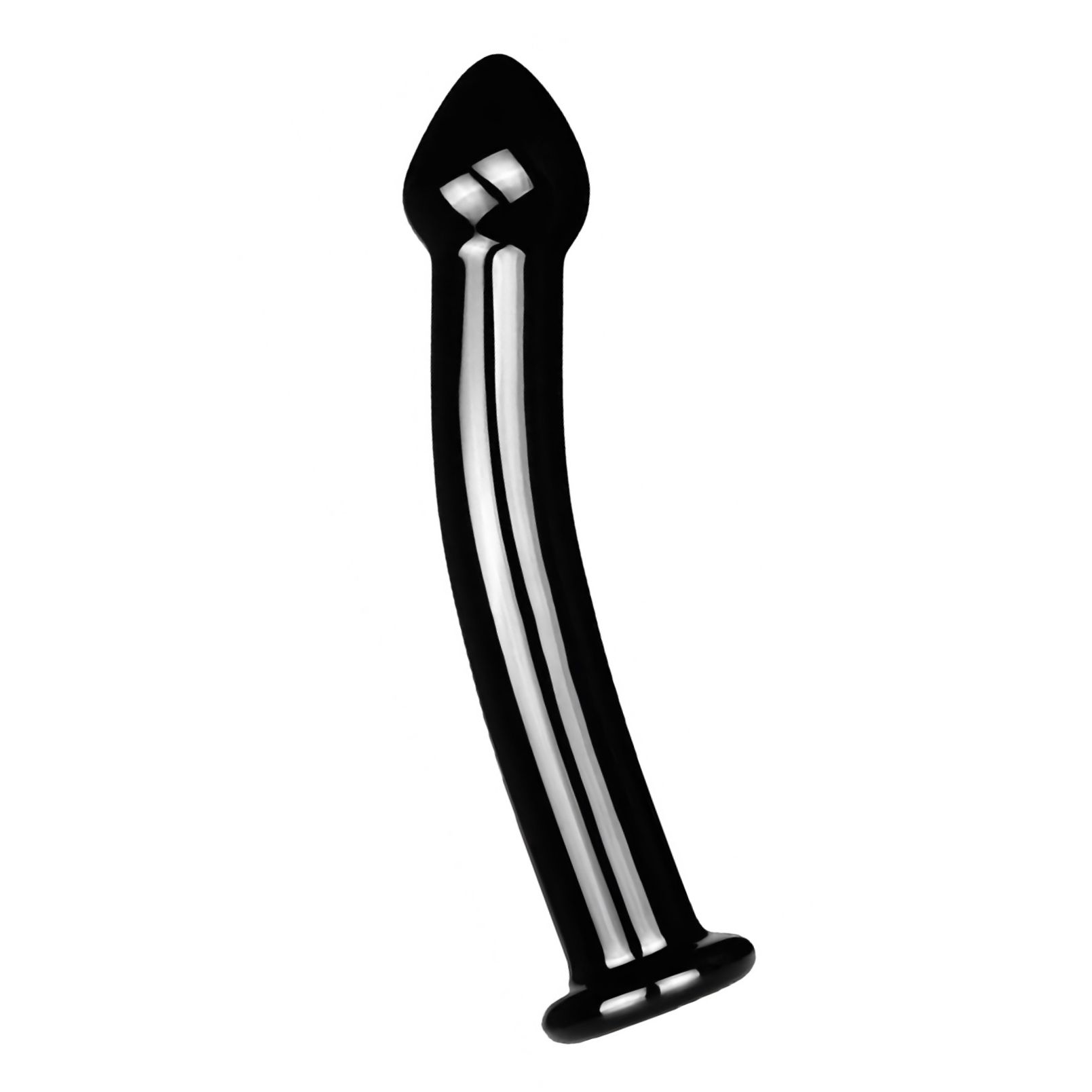 Dildo Just Fun Glass Romance Negru