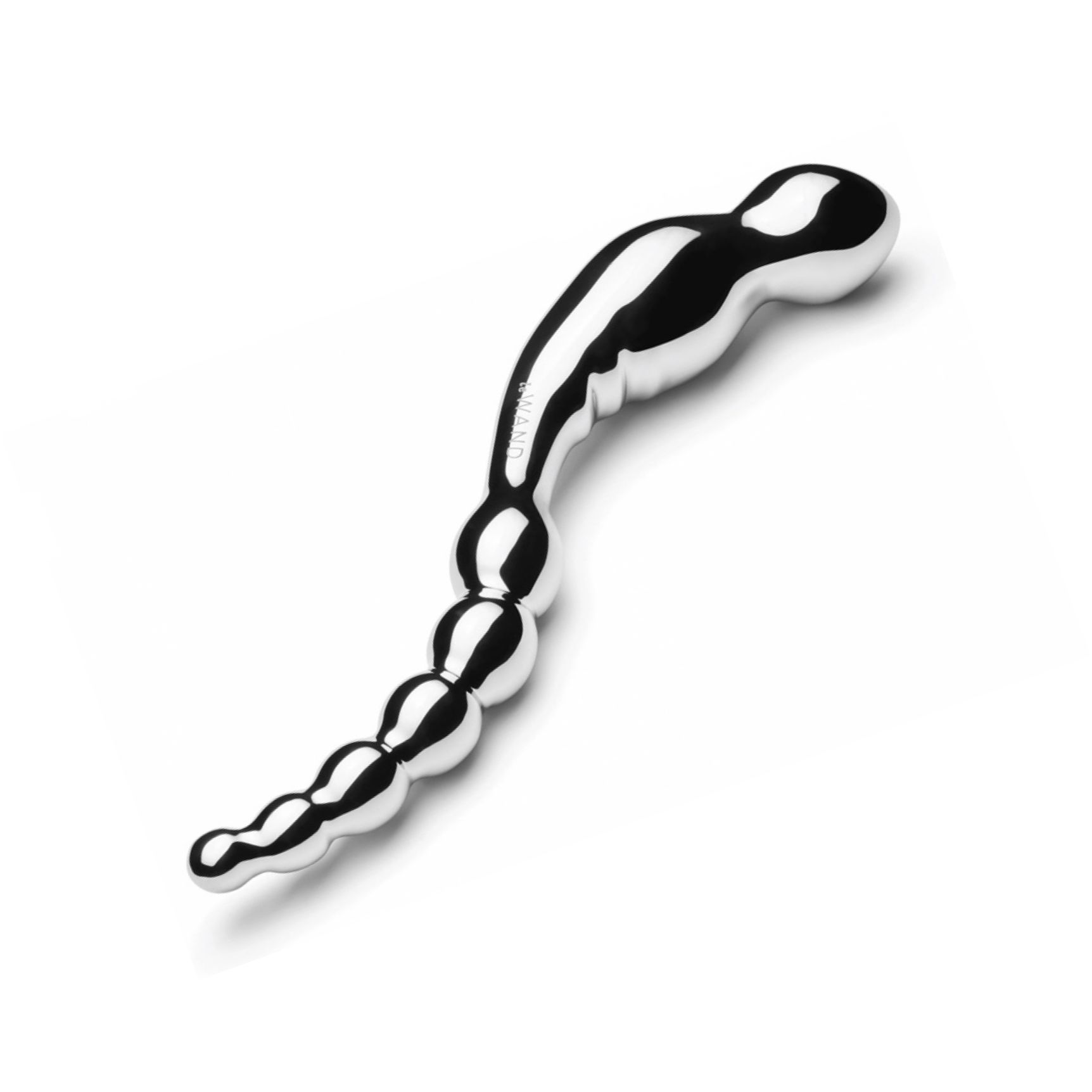 Dildo Le Wand Stainless Steel Swerve Argintiu