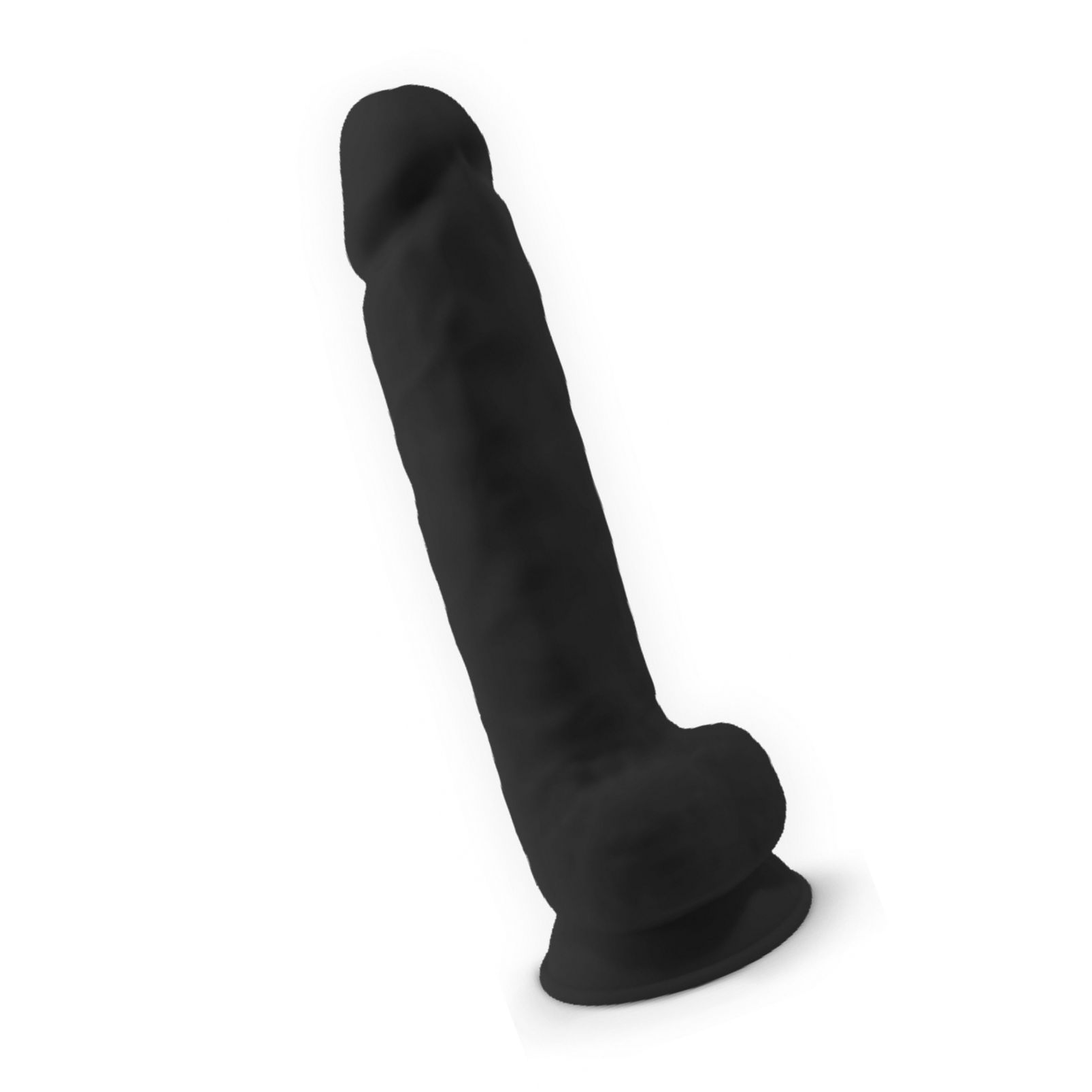 Silex-D 38 cm – Model Realist silexpan, cu Ventuză Negru