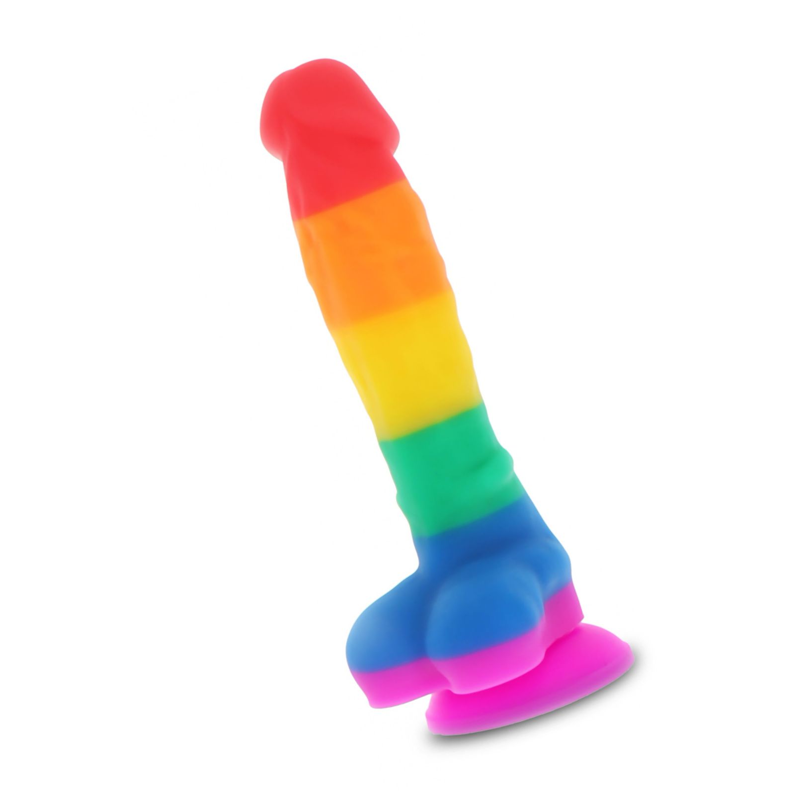 Dildo Rainbow Lover 7 Inch Multicolor