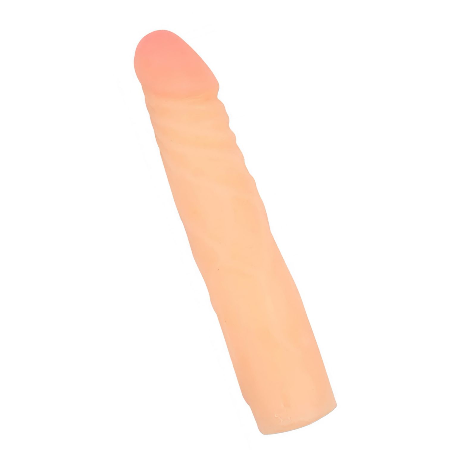 Dildo Realistic White Flexible Spine