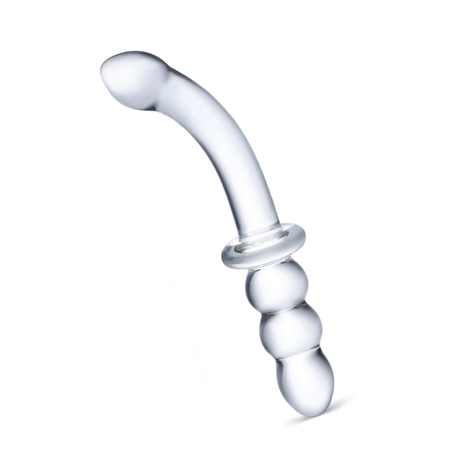 Dildo Ribbed Punctul G Transparent