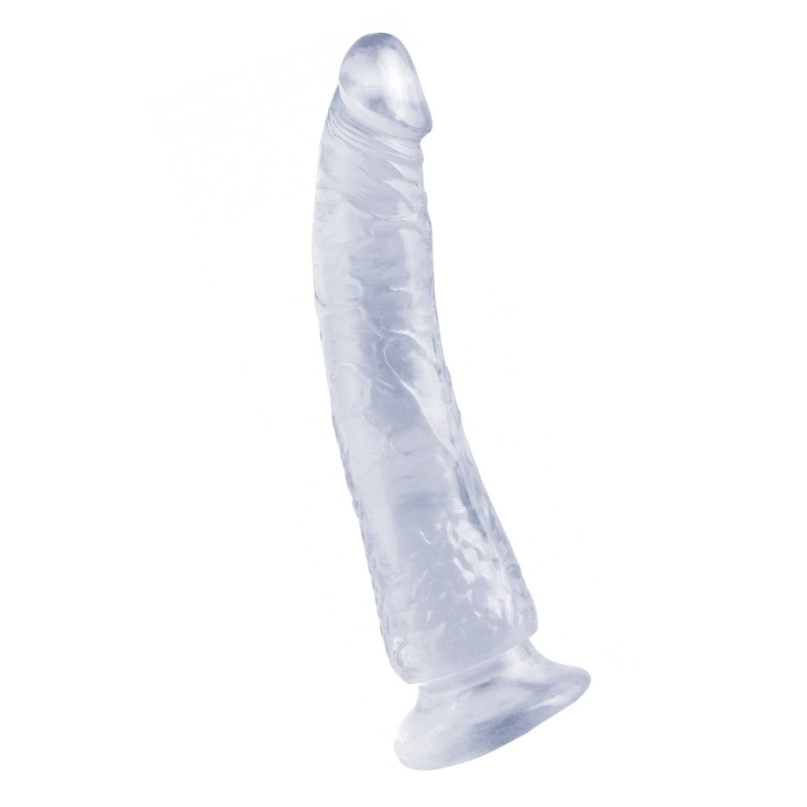 Dildo Slim 7 Inch with Suction Cup Transparent