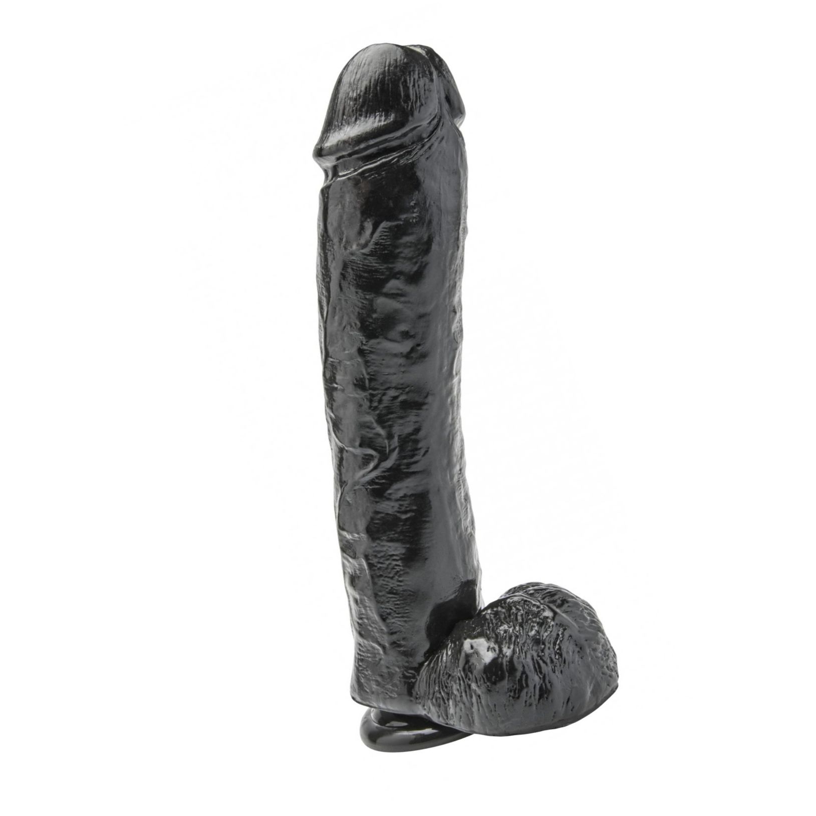 Dildo Cu Testicule Negru