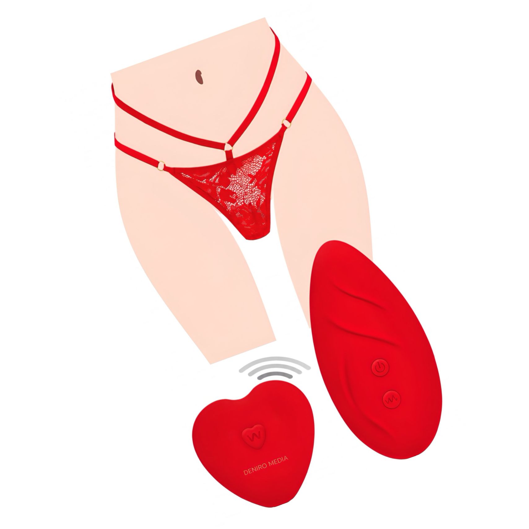Divine Panty Vibe Roșu