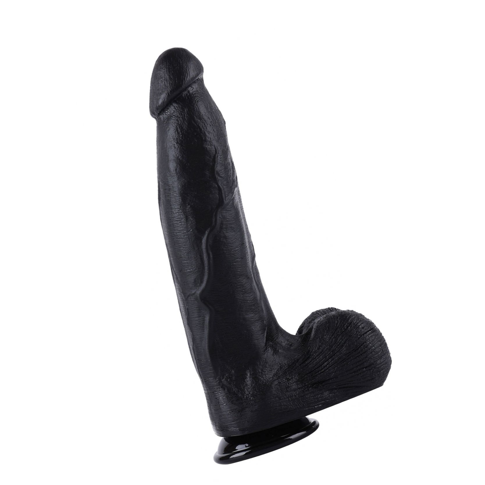 Dong XXL 32 cm Negru – Dildo Realist PVC cu Bază Largă