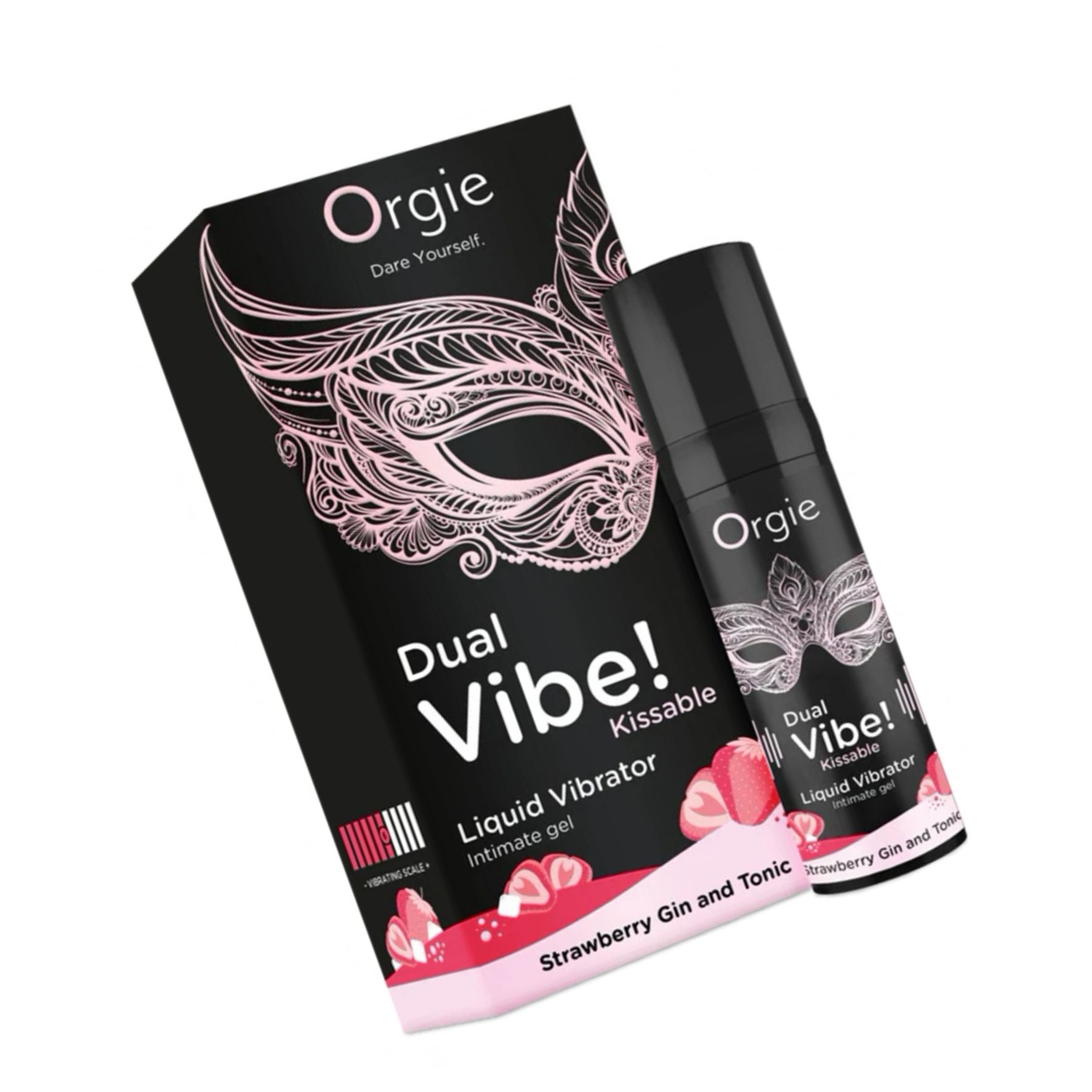 Dual Vibe Gel Vibrant Căpșuni Gin Tonic