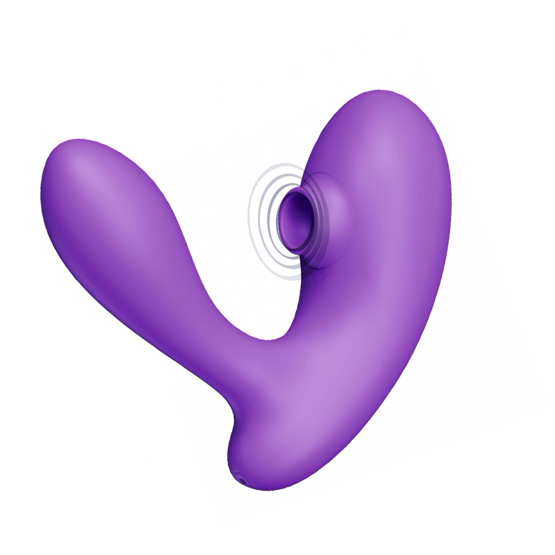 DuoVibe I Vibrator Air Punctul G Mov 9+9 Moduri, Reîncărcabil