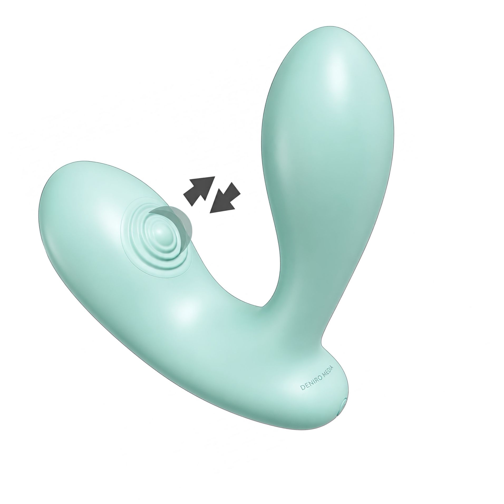 DuoVibe II – Vibrator punct G cu Tapping, 9 Moduri, Reîncărcabil Verde