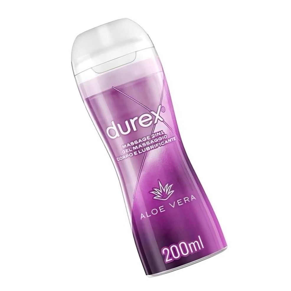 Durex Aloe Vera Gel Masaj și Lubrifiant 2 în 1,