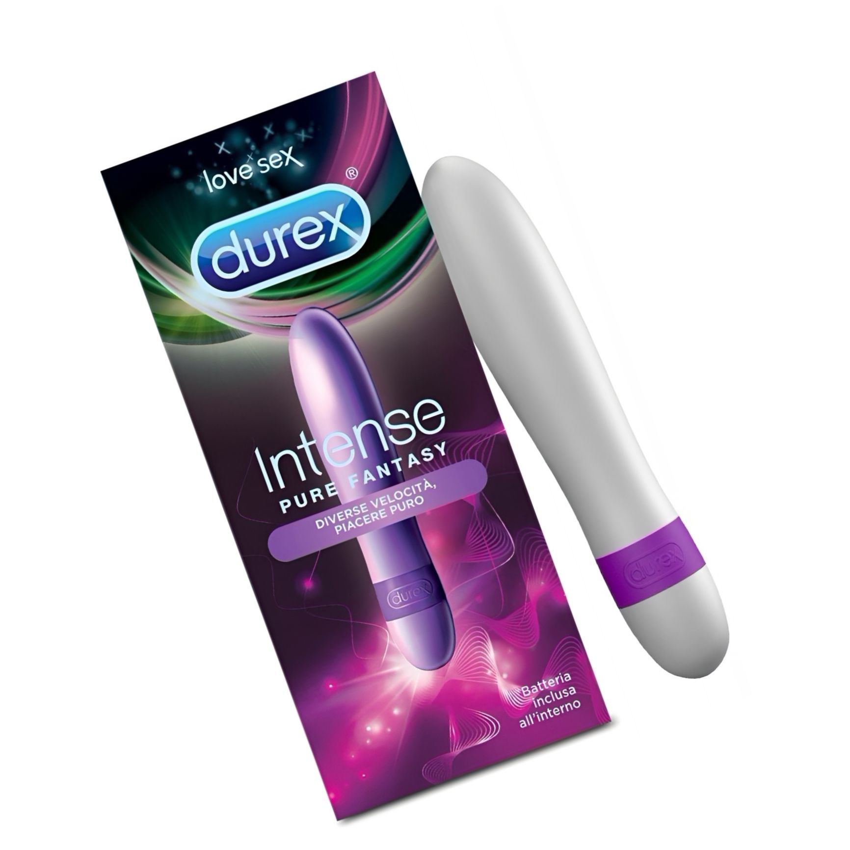 Durex Pure Fantasy Massager Alb