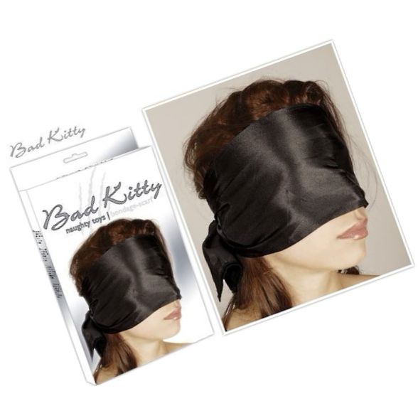 Eșarfă Bondage Satin Negru 120x15 cm Orion Bad Kitty