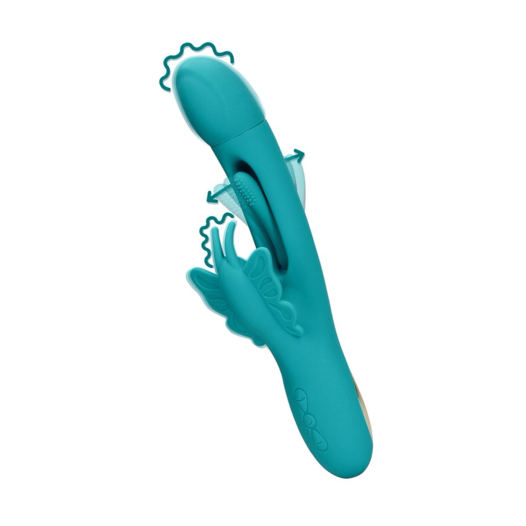 Flapping Butterfly Vibrator Punctul G Albastru