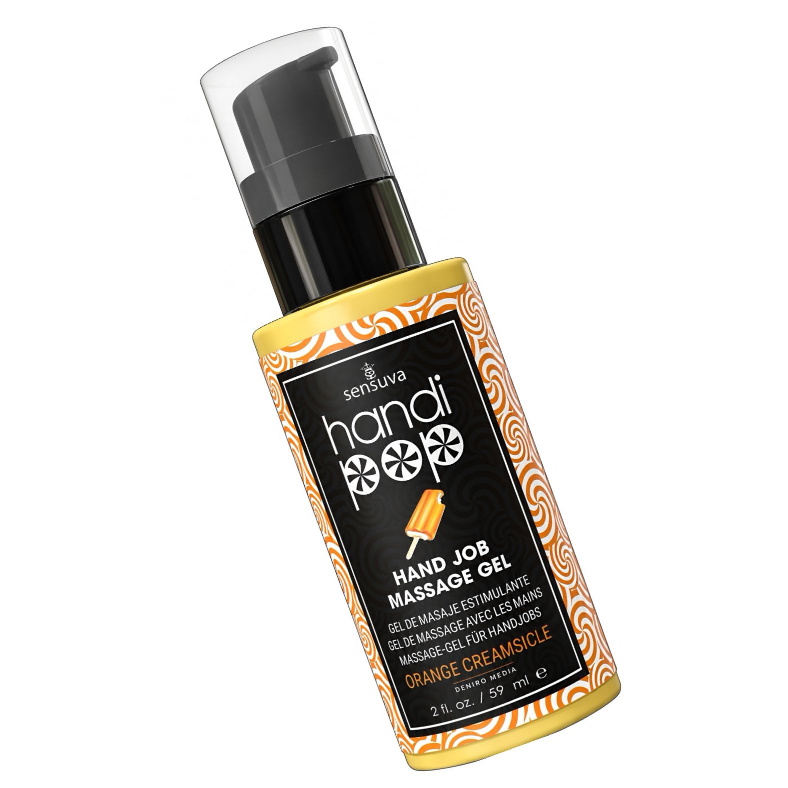 Gel Comestibil Sensuva HandiPop Portocale Cremă