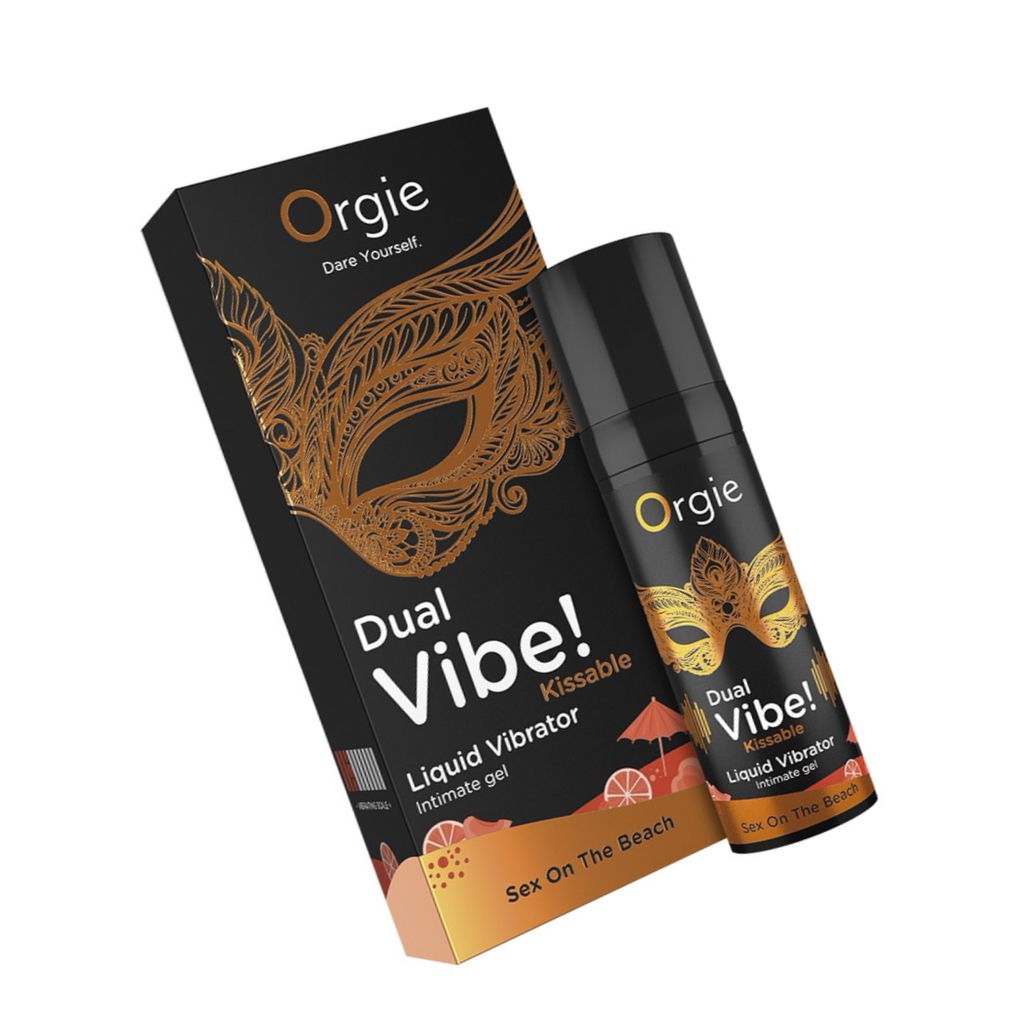 Gel Orgie Dual Vibe Vibrator Lichid Sex On The Beach