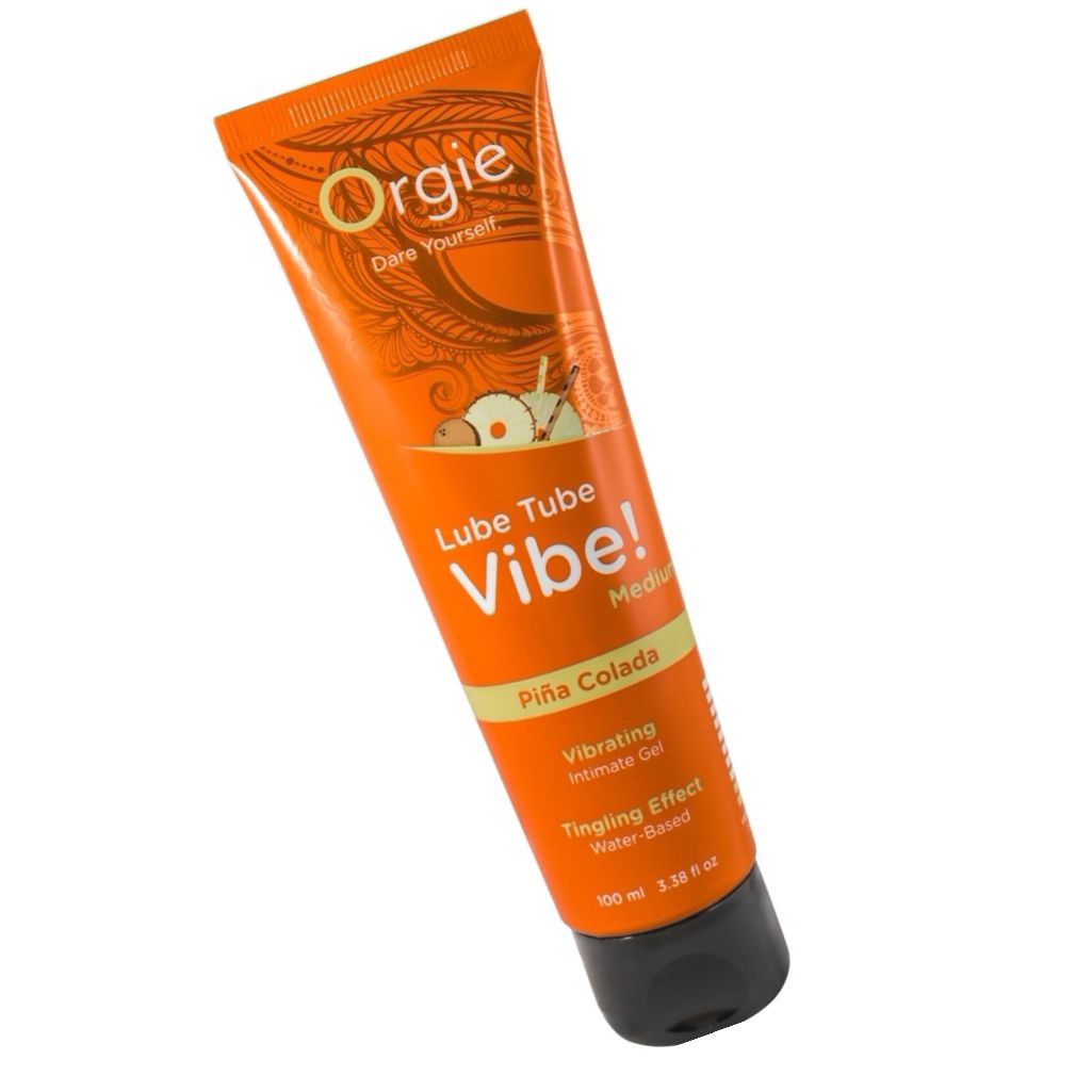 Gel Orgie Vibe Pina Colada Comestibil cu Furnicături