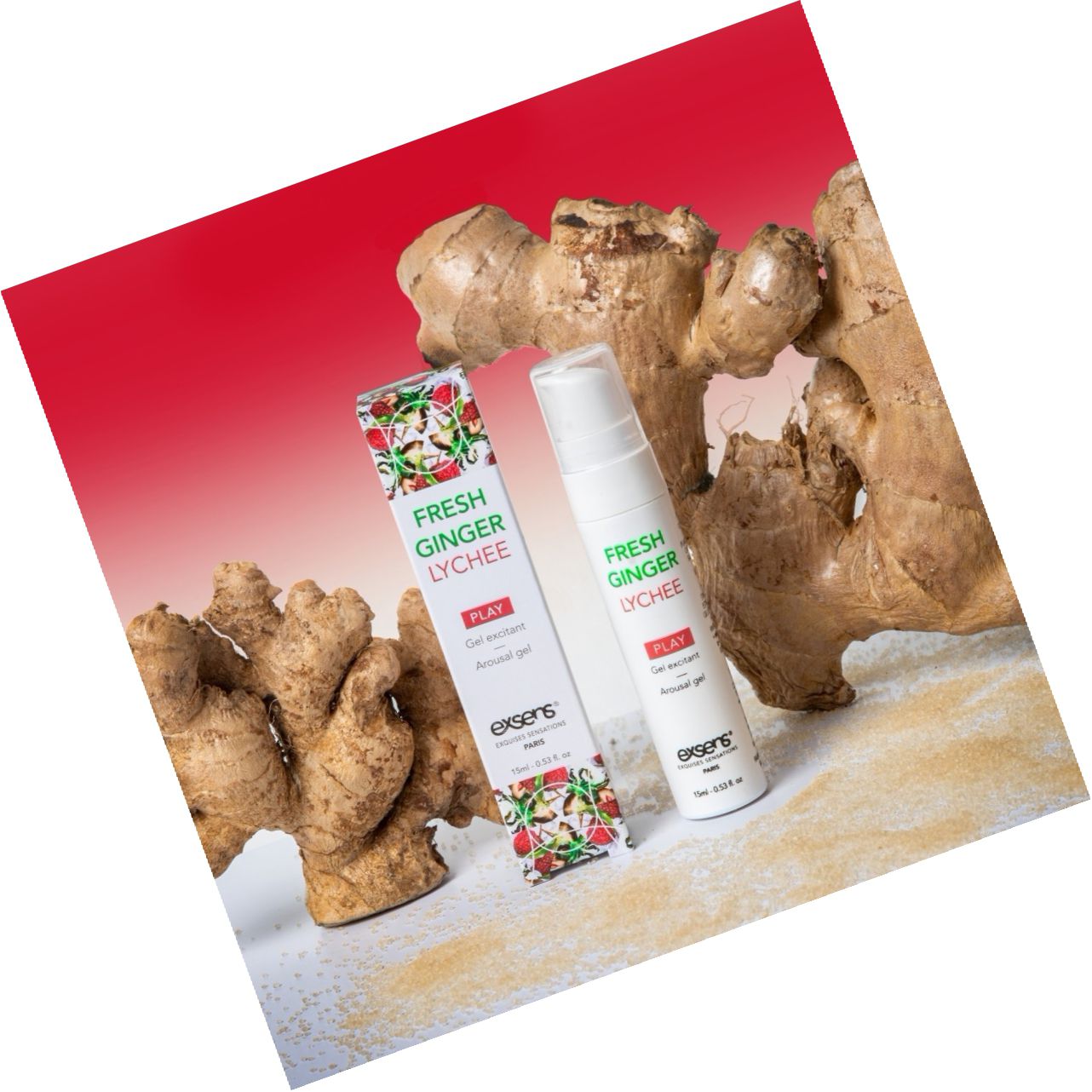 Gel Răcoritor Stimulent Ghimbir Litchi Exsens