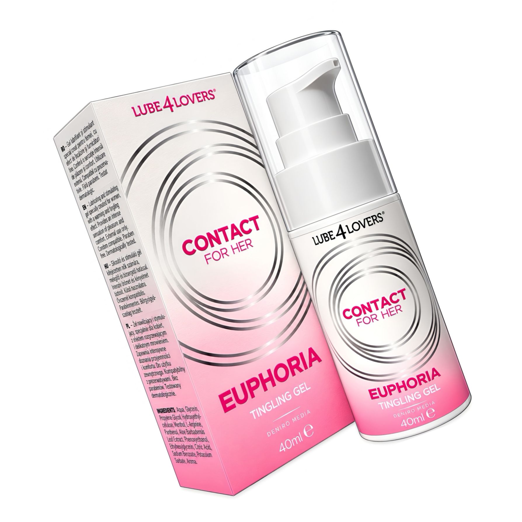 Gel Stimulent Euphoria cu Efect Vibrant pentru Femei