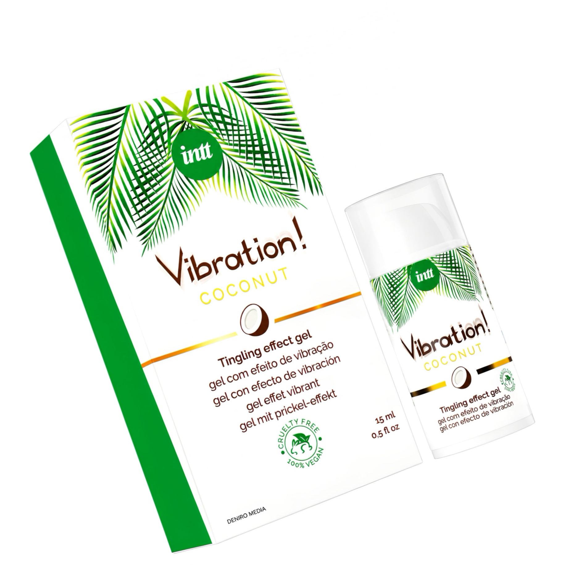 Gel Vegan Vibration Coconut Intt Efect Pulsatoriu