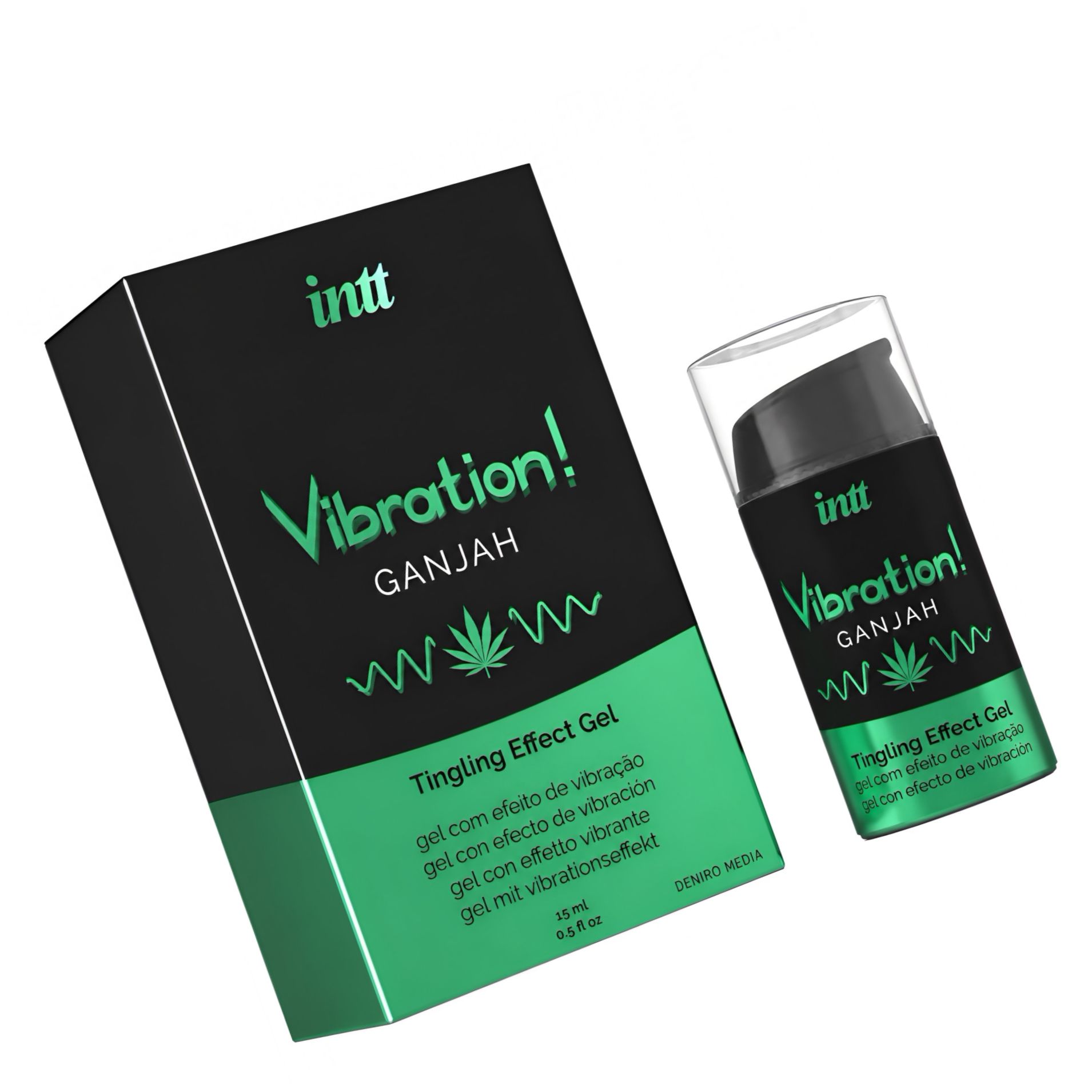 Gel Vibration Ganjah Airless Bottle