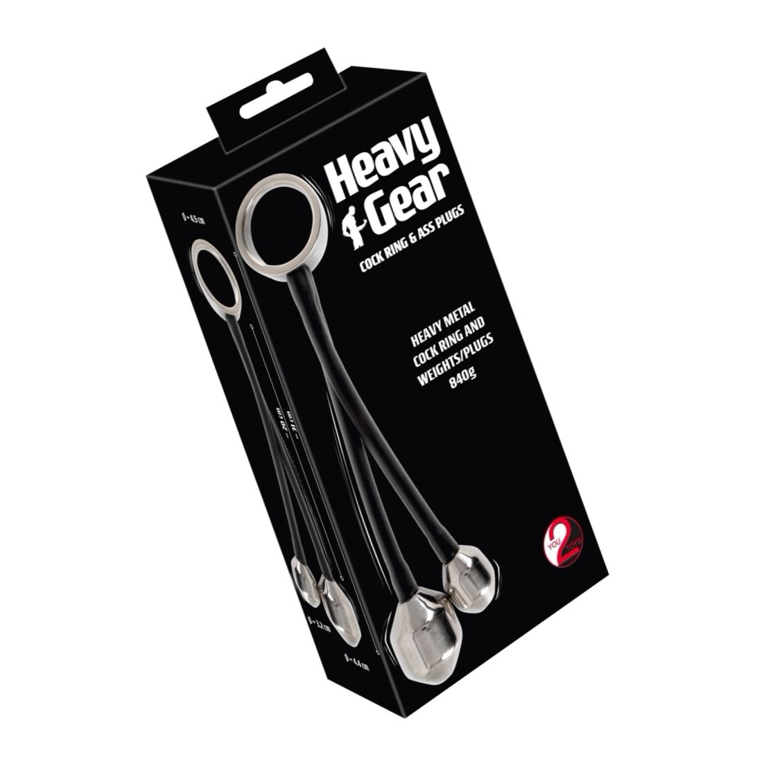 Heavy Gear – Inel Penian Metalic cu 2 Pluguri 31 cm