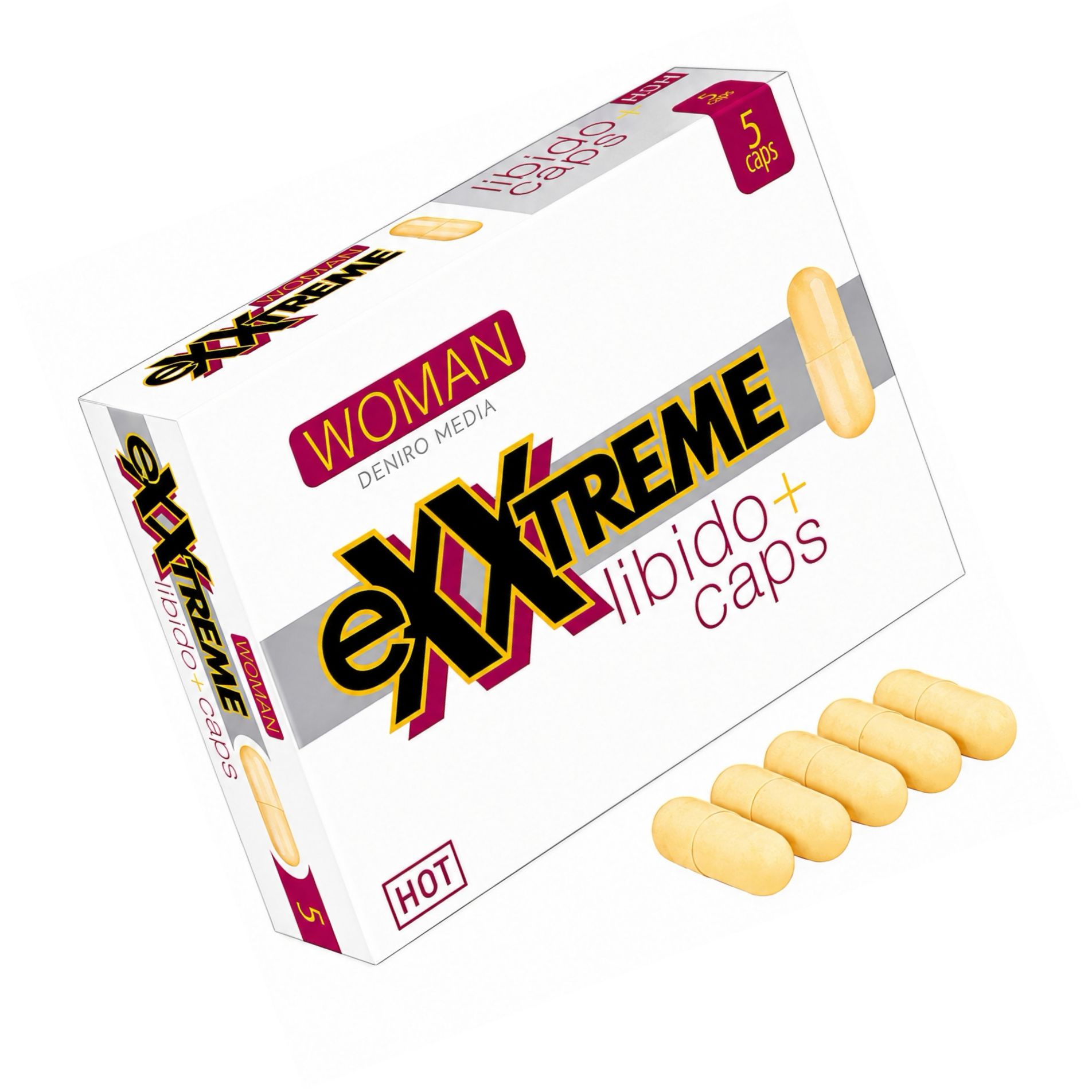 HOT Exxtreme Libido Feminin 5 Capsule cu Muira Puama