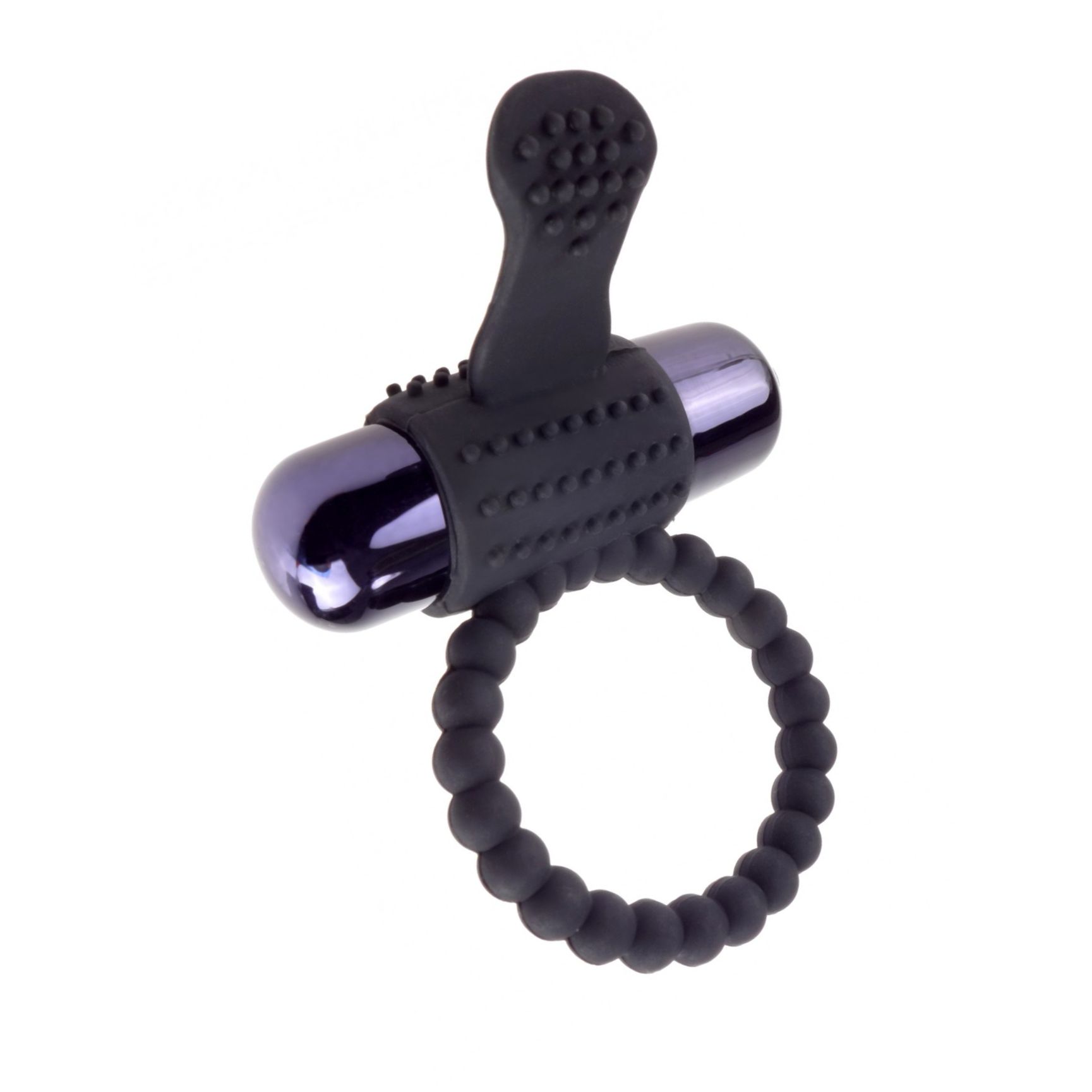 Inel cu Vibratii Fantasy C-Ringz Silicone Negru