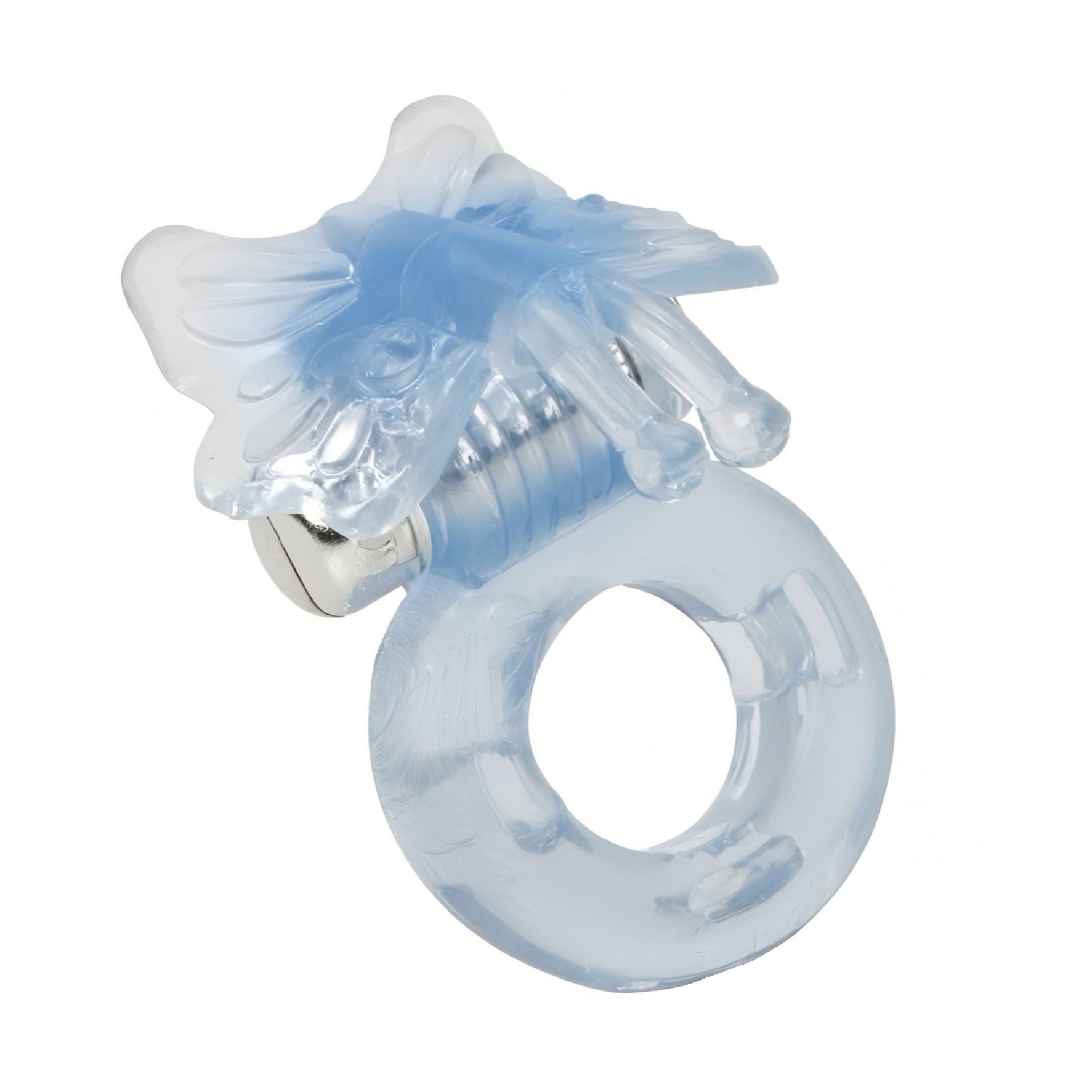 Inel Penis Basic Essentials Butterfly Enhancer Albastru