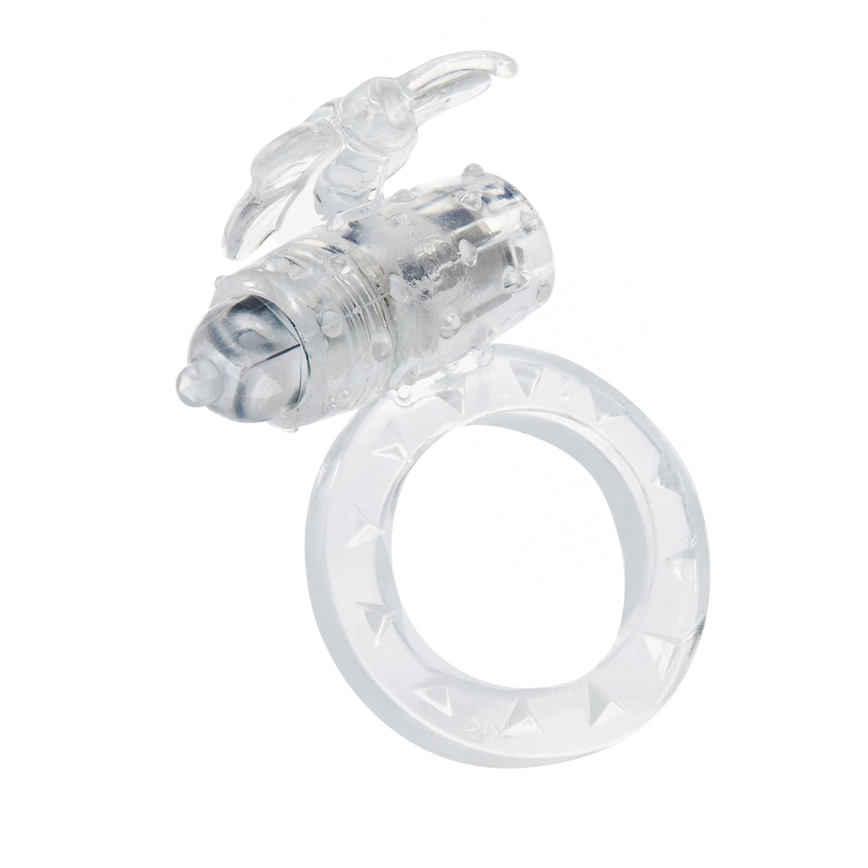 Inel Penis Cu Vibratii Flutter-Ring Transparent