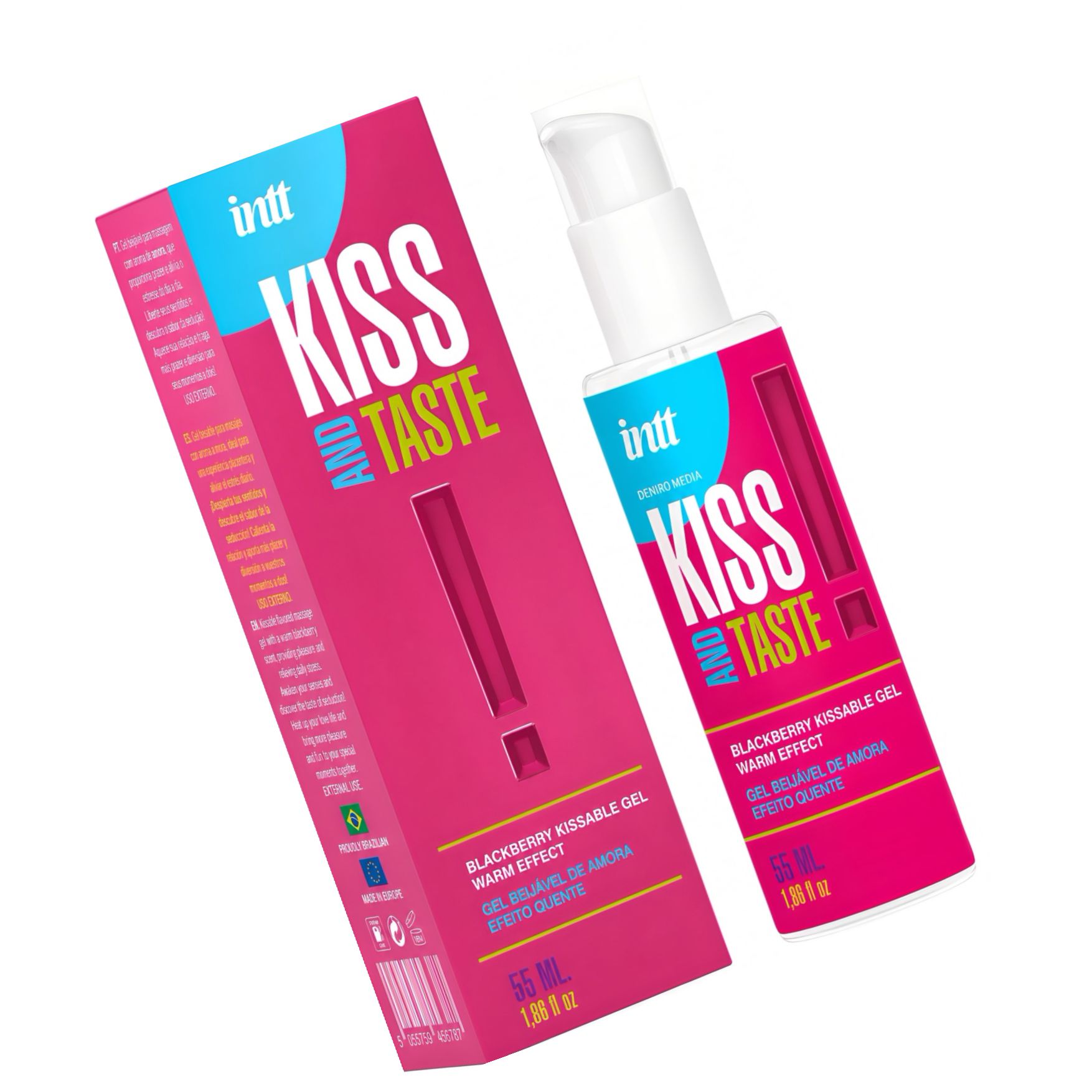 Intt Kissable Gel Mure – Efect încălzitor