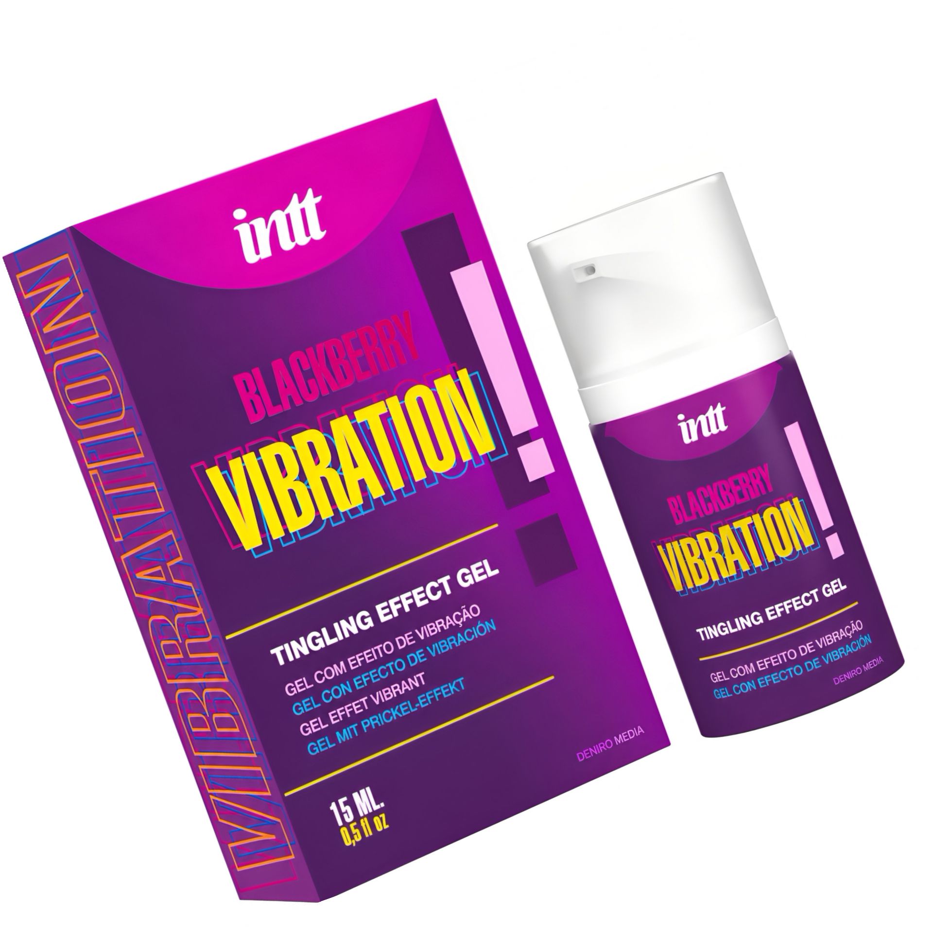 Intt Vibration Blackberry — Gel Intim Mure, Efect Pulsant