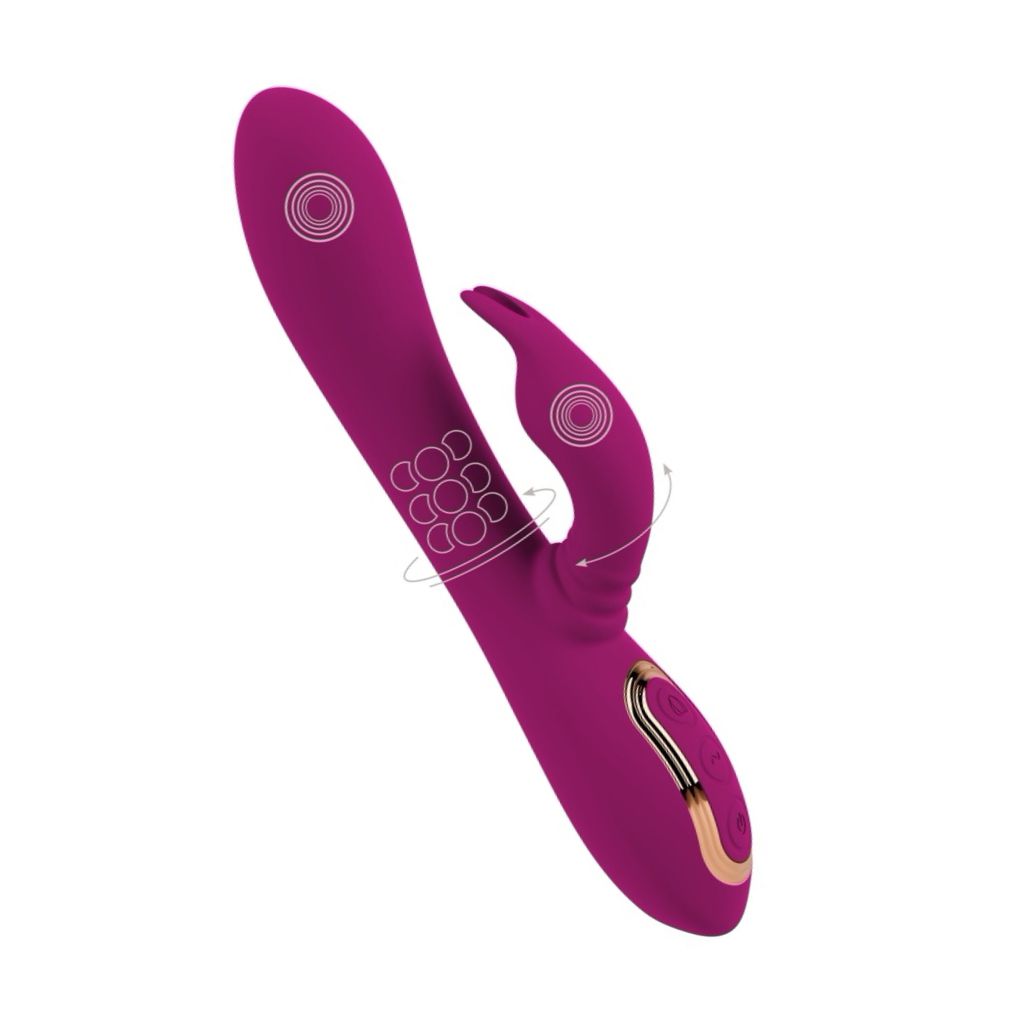 JAVIDA 3 Funcții Rotative — 10 Moduri, 5 Viteze USB Mov