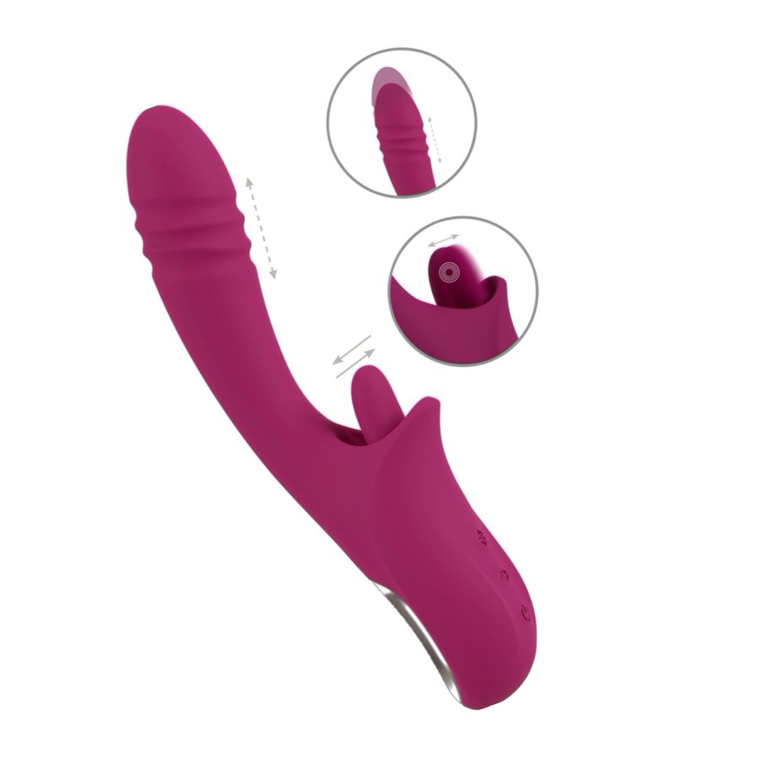 JAVIDA Licking Thrusting 10 Moduri Turbo Reîncărcabil Mov