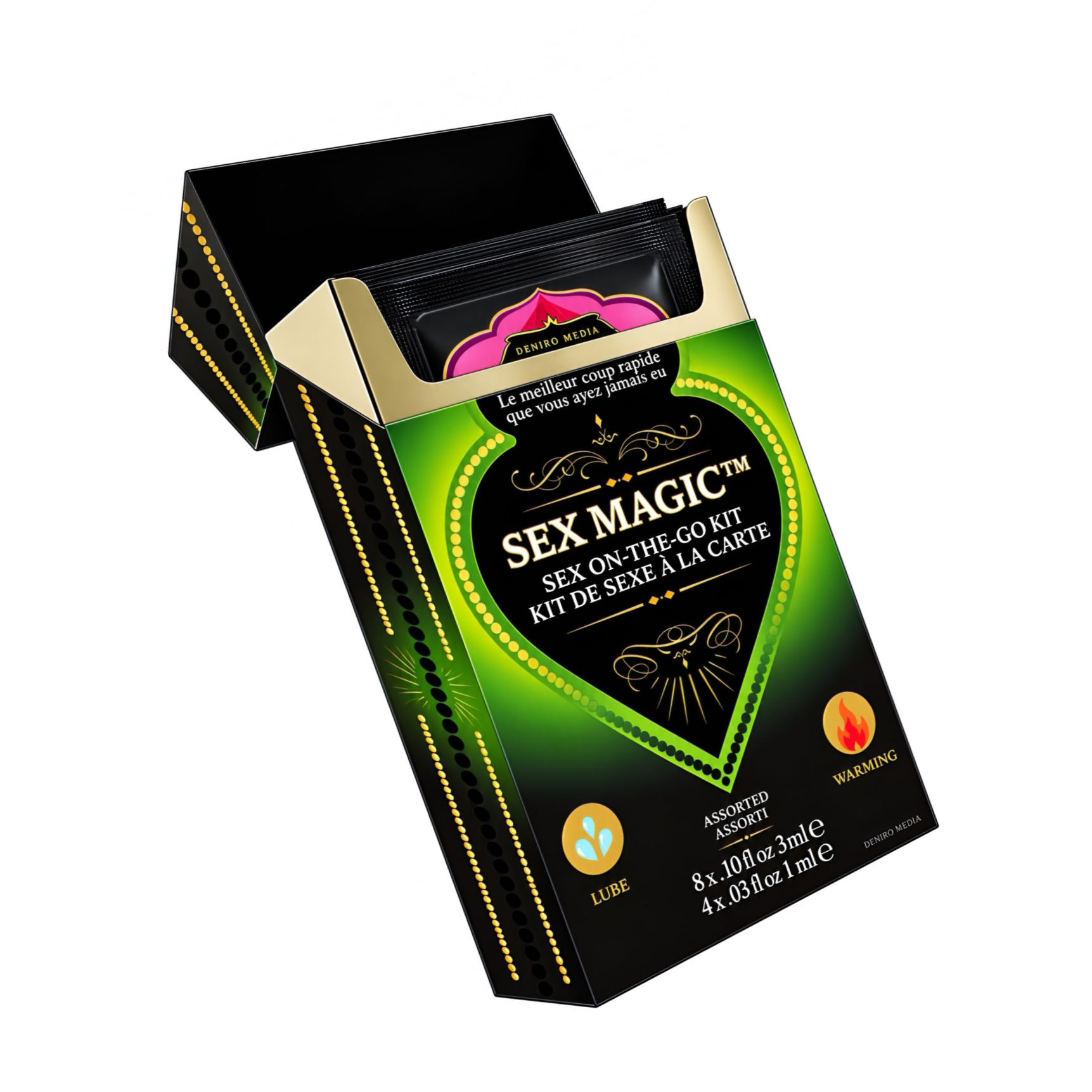 Kama Sutra Kit Portabil Lubrifiant și Gel Încălzitor