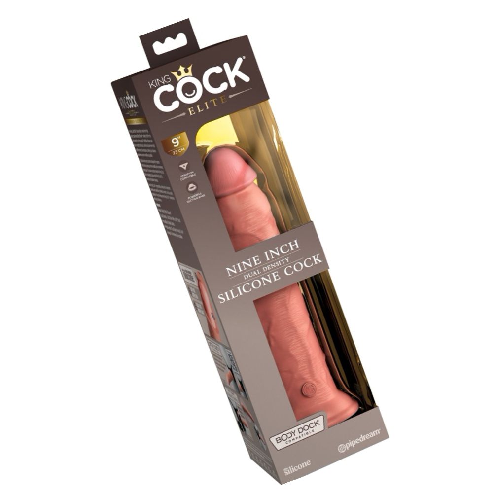 KCE 24.8 cm Dual Density – silicon Realist cu Ventuză