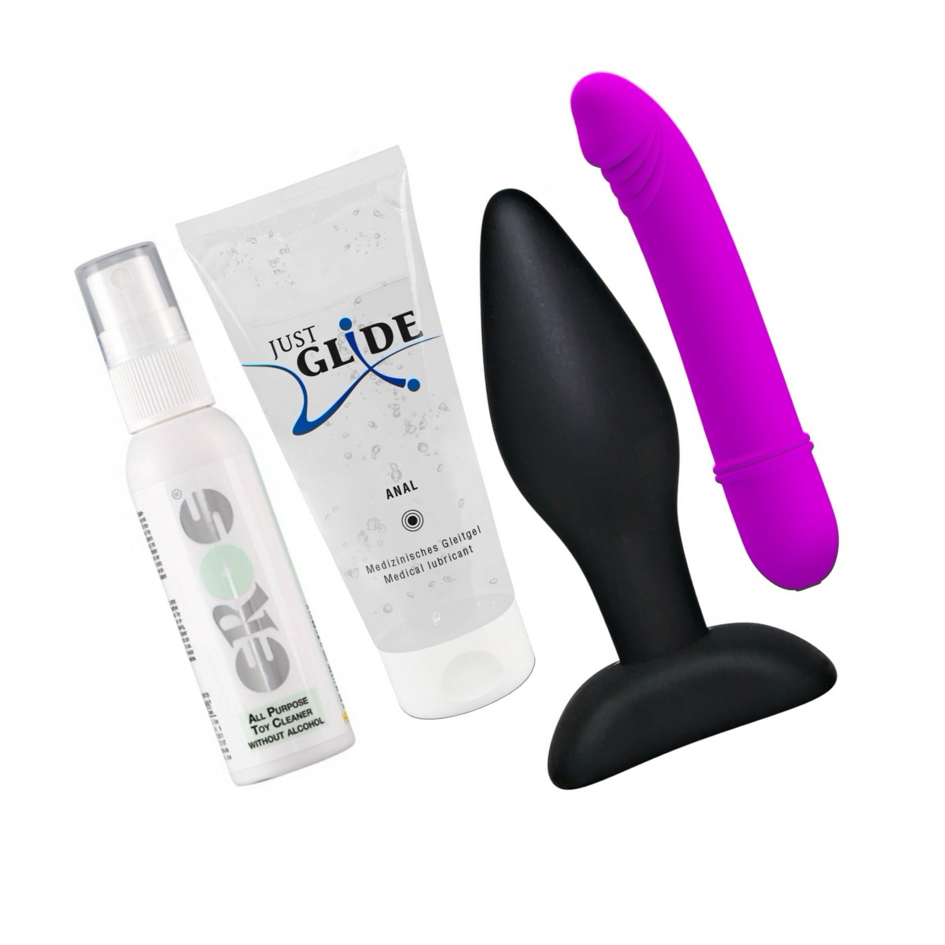 Kit Aventură Intensă: Plug, Lubrifiant și Vibrații
