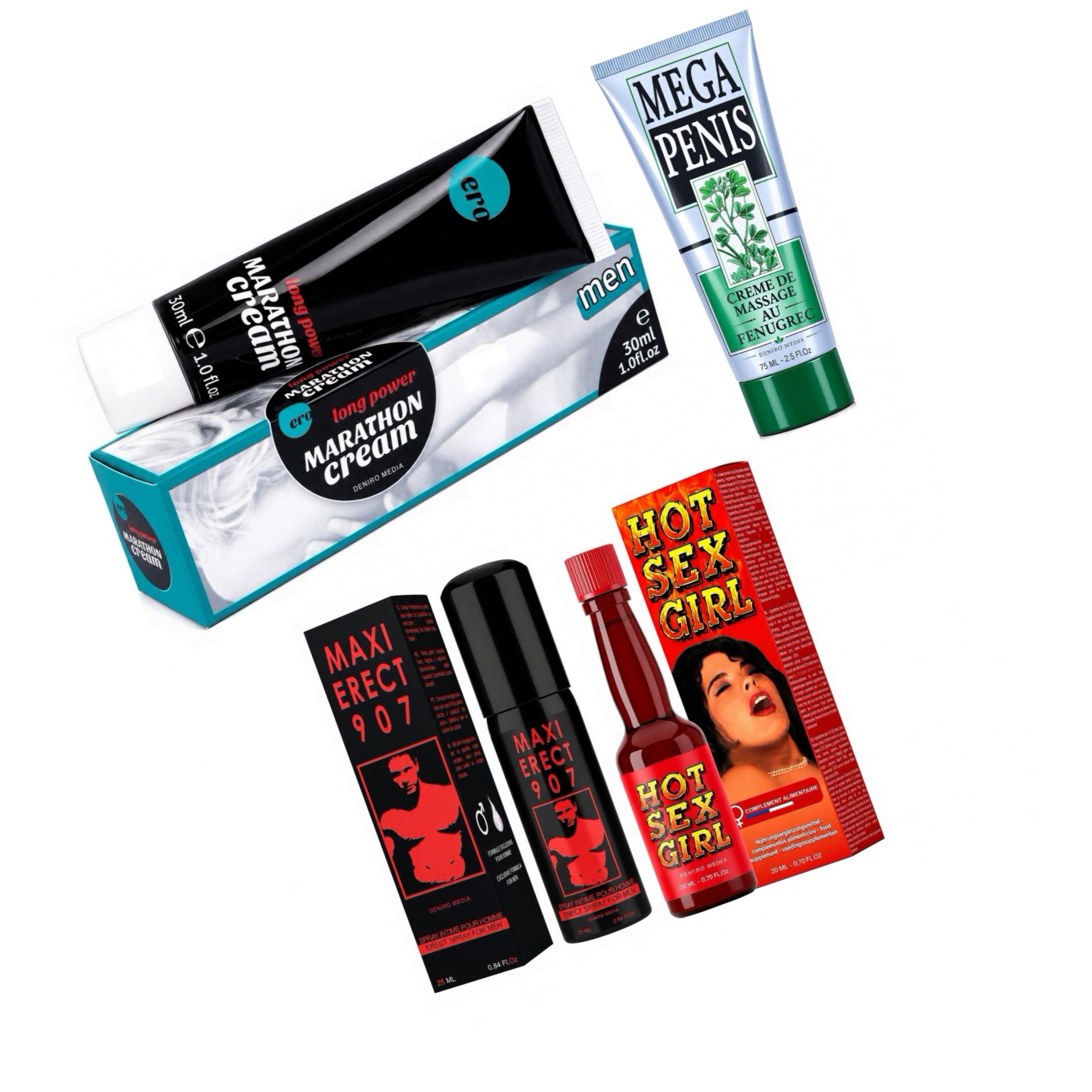 Kit Extaz și Maraton – Pachet pentru Pasiune Intensă